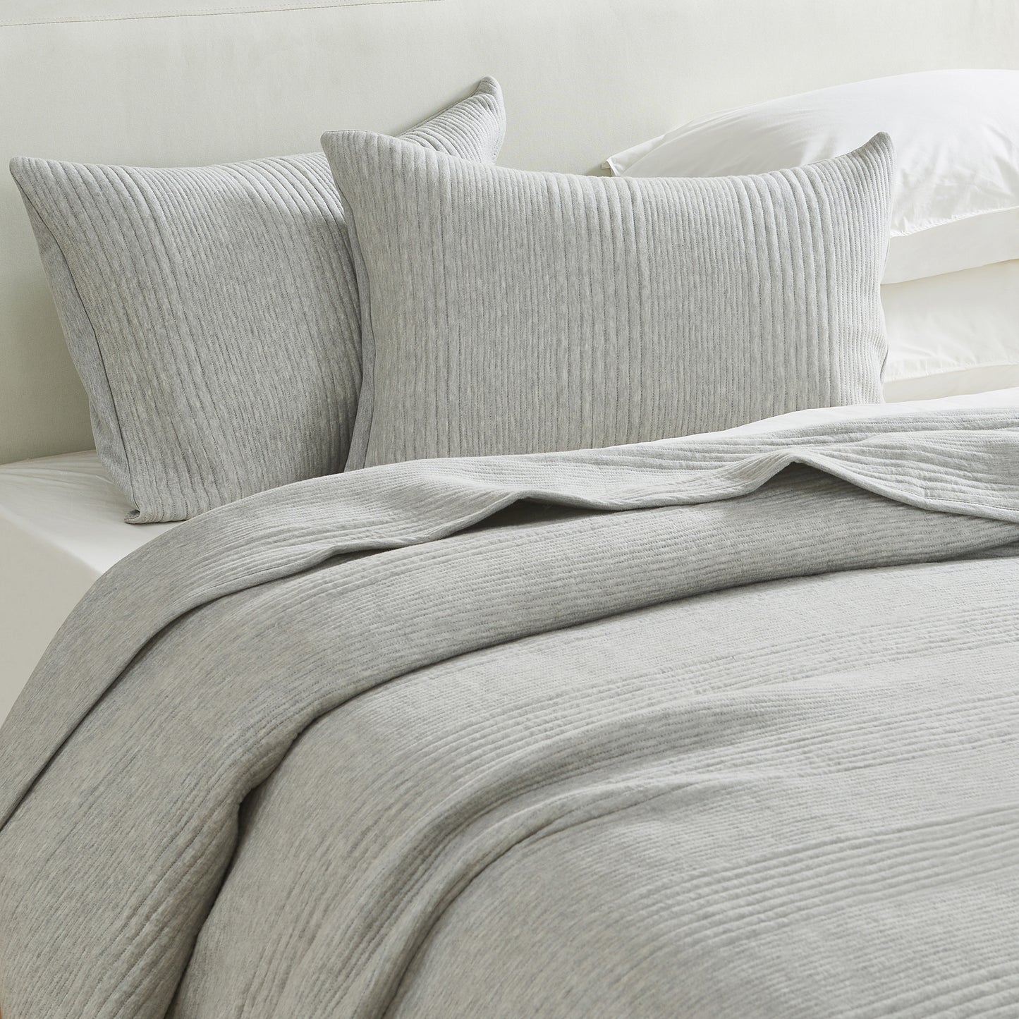 3 Piece Jersey Knit Quilt Set - Natalie Collection