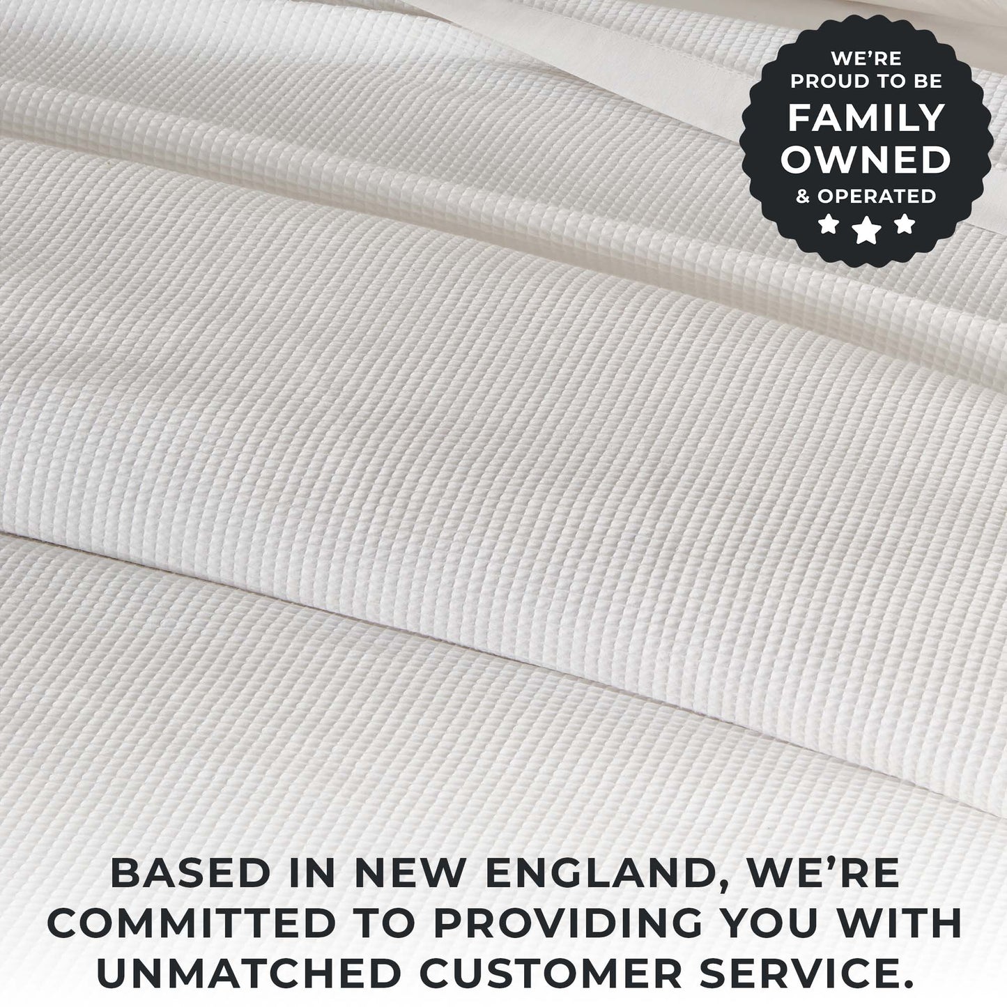 100% Cotton Lightweight Waffle Weave Blanket - Hazel Collection