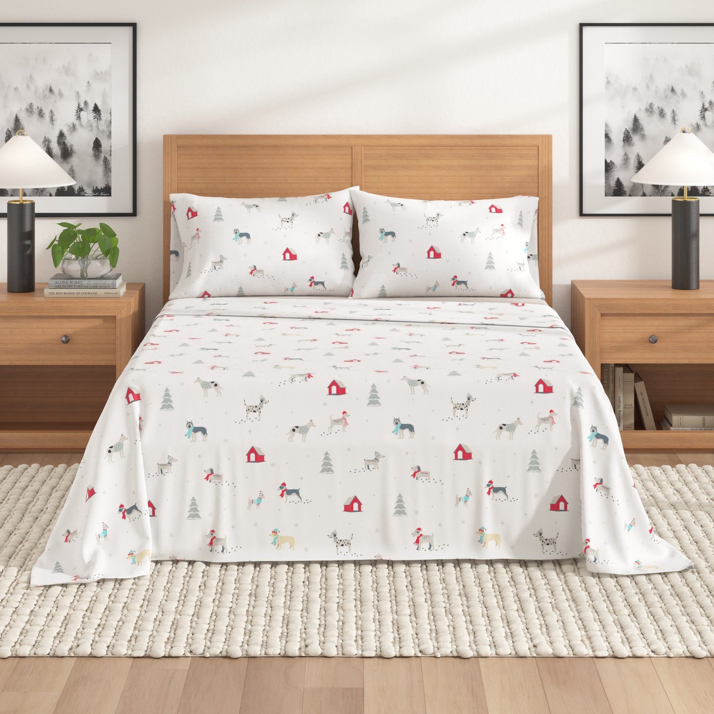 4-Piece Turkish Cotton Flannel Sheet - Whittaker Collection