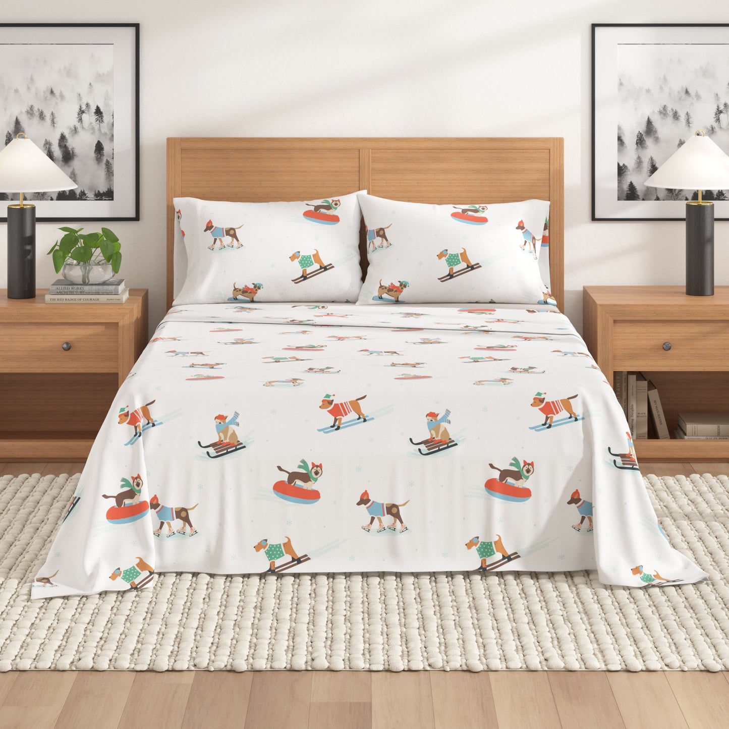 4-Piece Turkish Cotton Flannel Sheet - Whittaker Collection