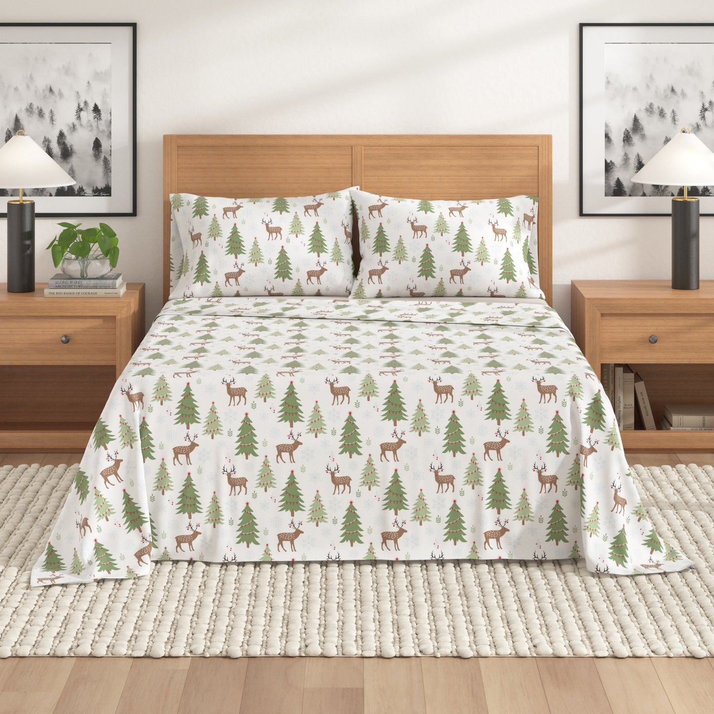 100% Turkish Cotton Flannel Sheet Sets - Boulder Collection