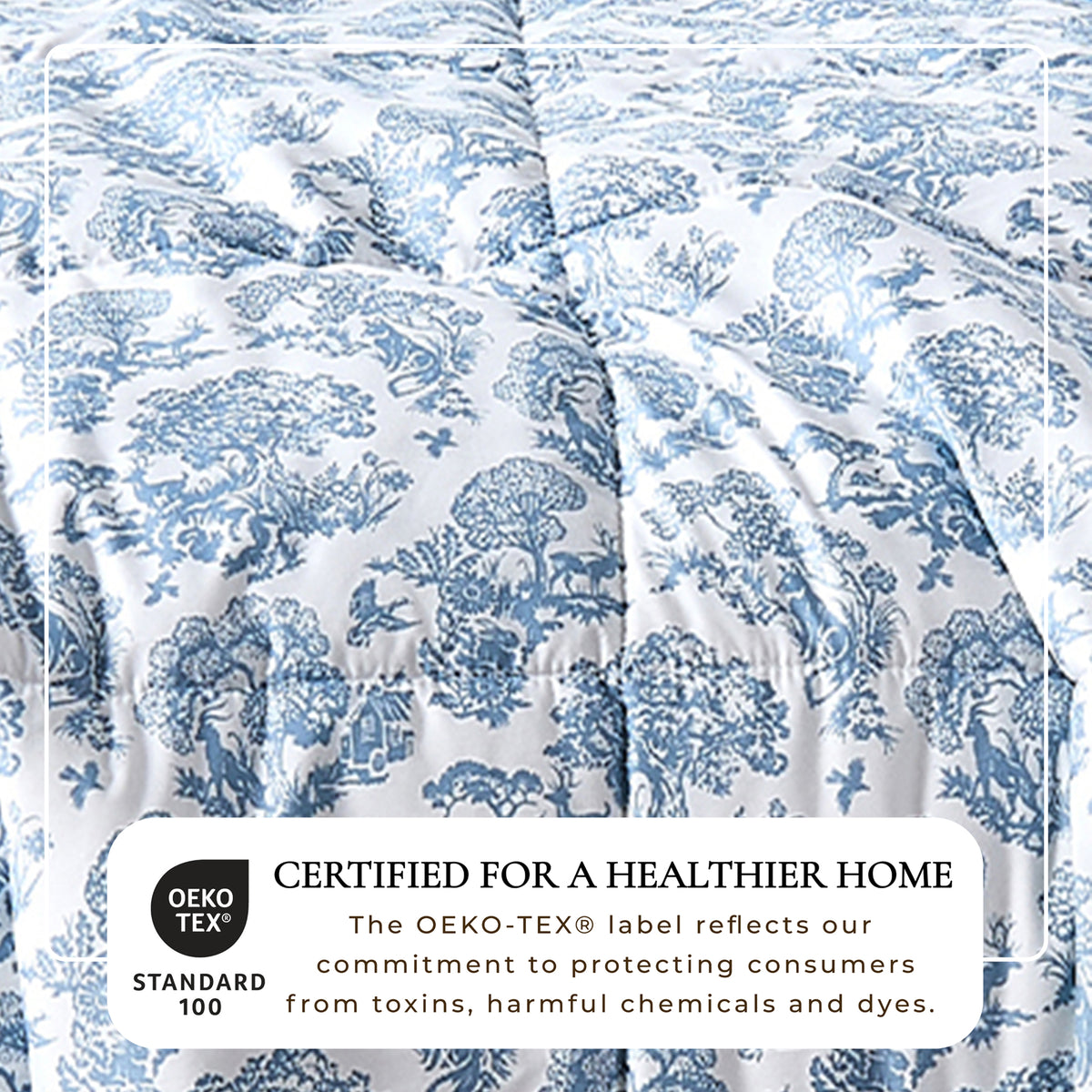 Reversible Christmas Comforter and Sham Set - Holiday / Lodge Odette Collection