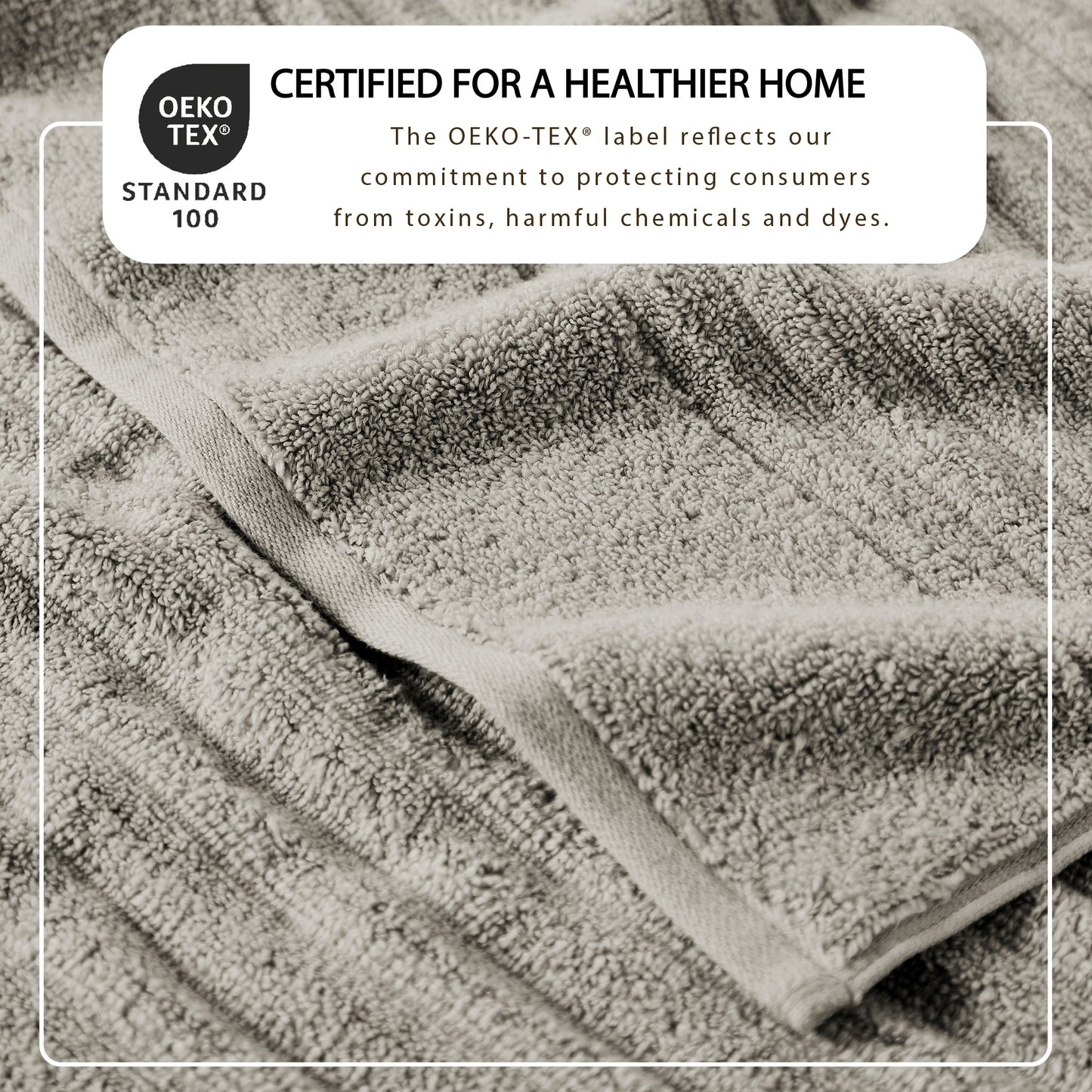 Luxury Combed Cotton Bath Towel Set - Karina Collection