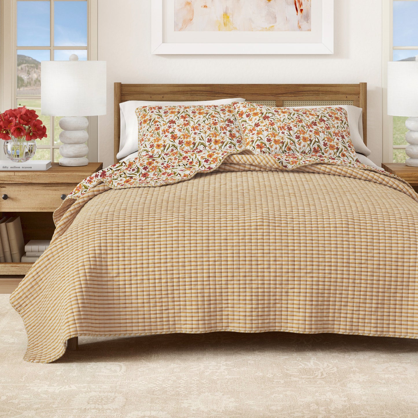 Golden Meadow Quilt Set