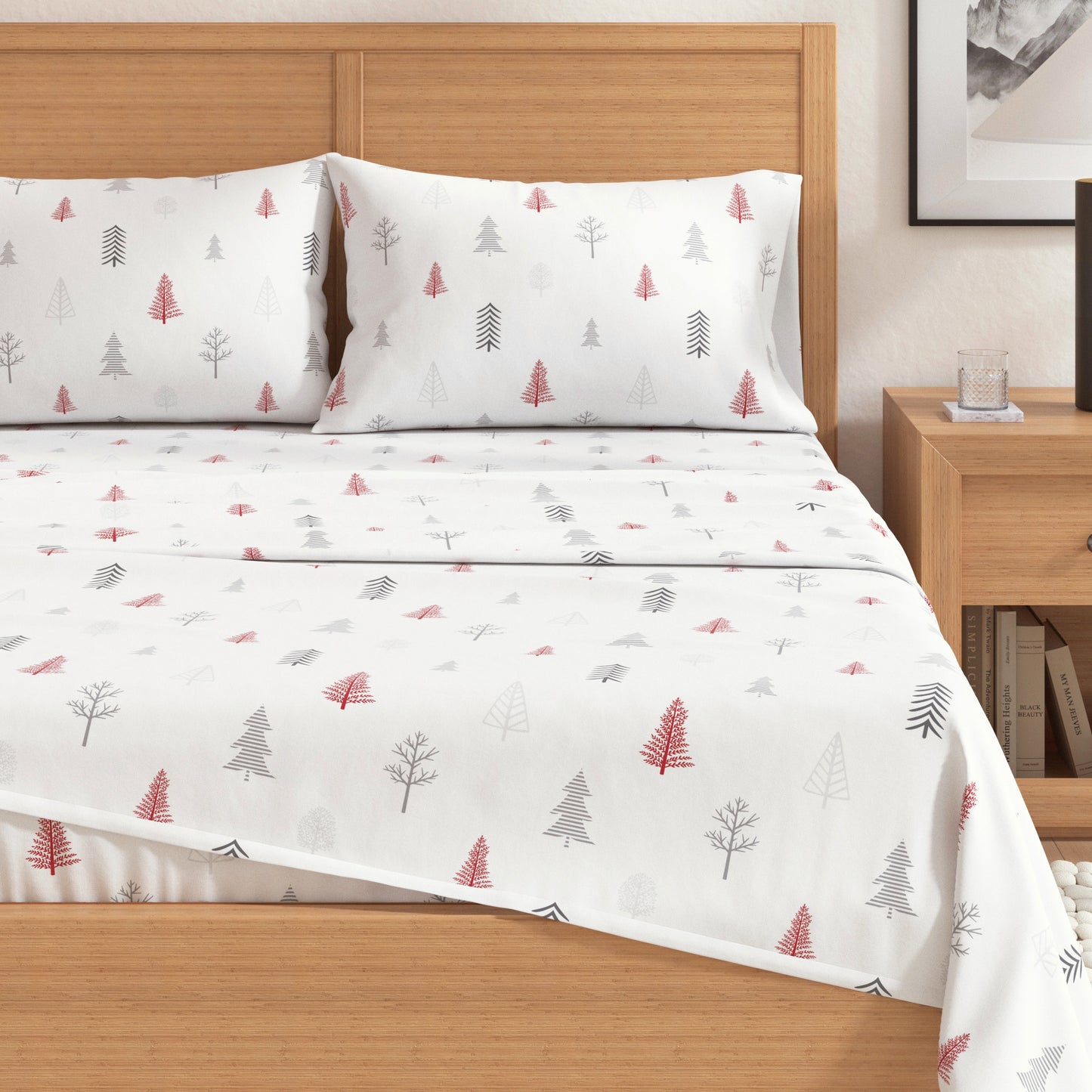 100% Turkish Cotton Flannel Sheet Sets - Boulder Collection