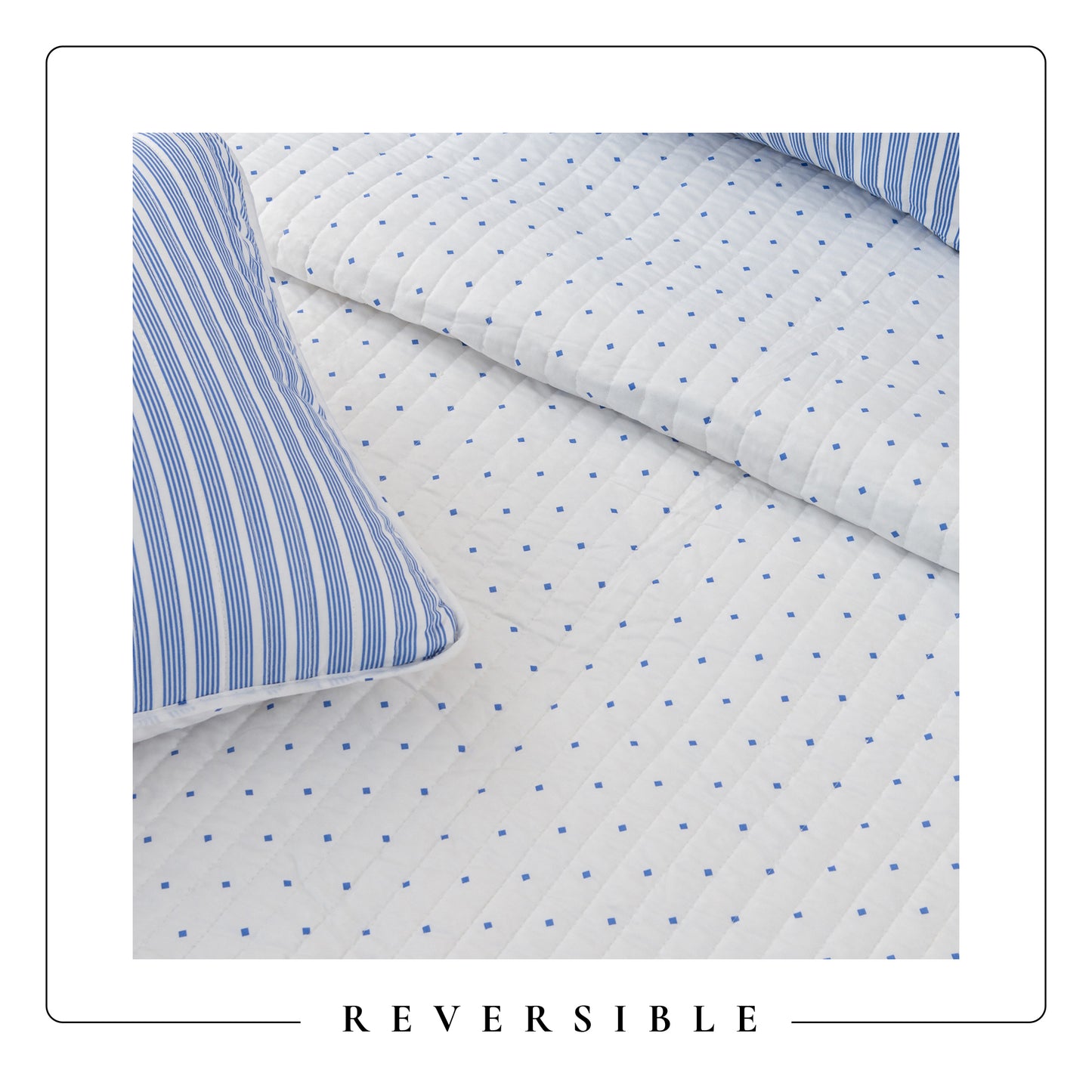 3-Piece Stripe Quilt - Marcie Collection