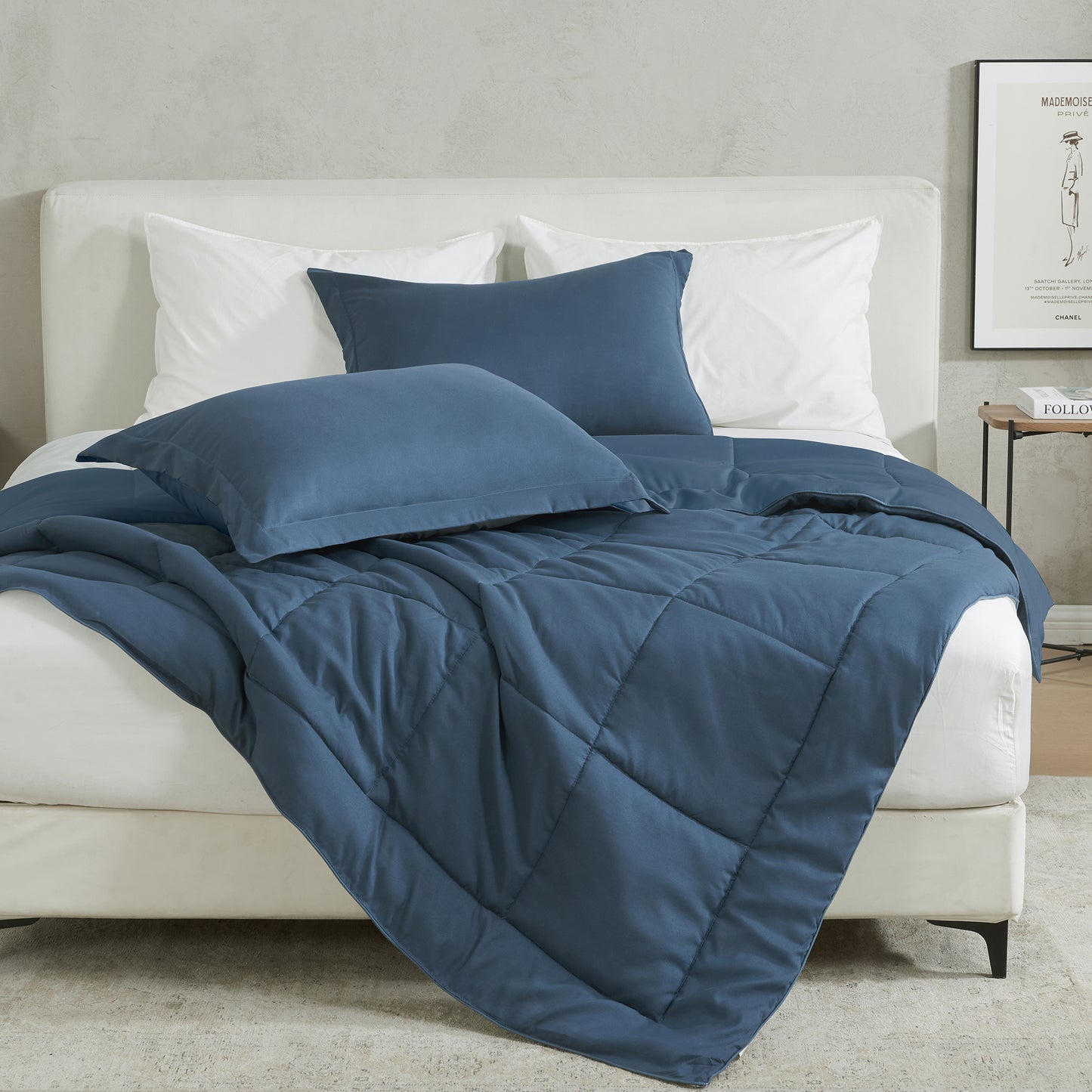 Reversible Christmas Comforter and Sham Set - Holiday / Lodge Odette Collection
