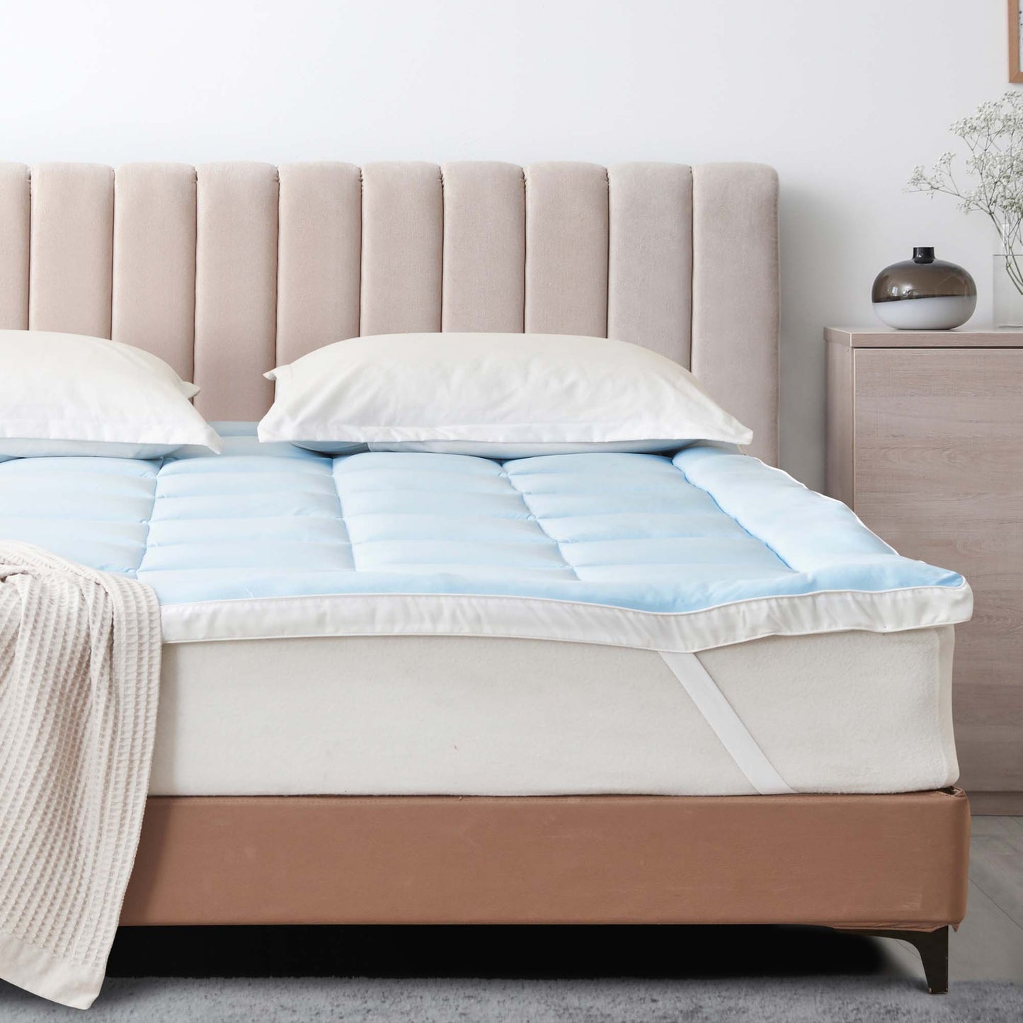 2 Inch Thick Cooling Mattress Pad - Finley Collection