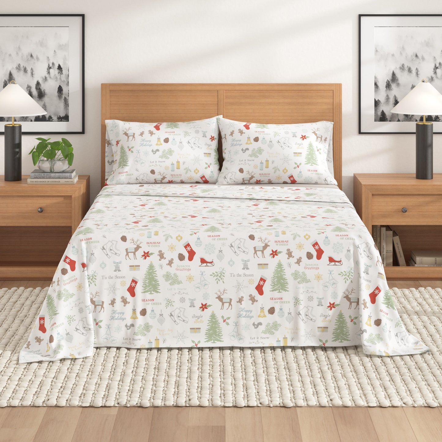 4-Piece Turkish Cotton Flannel Sheet - Whittaker Collection