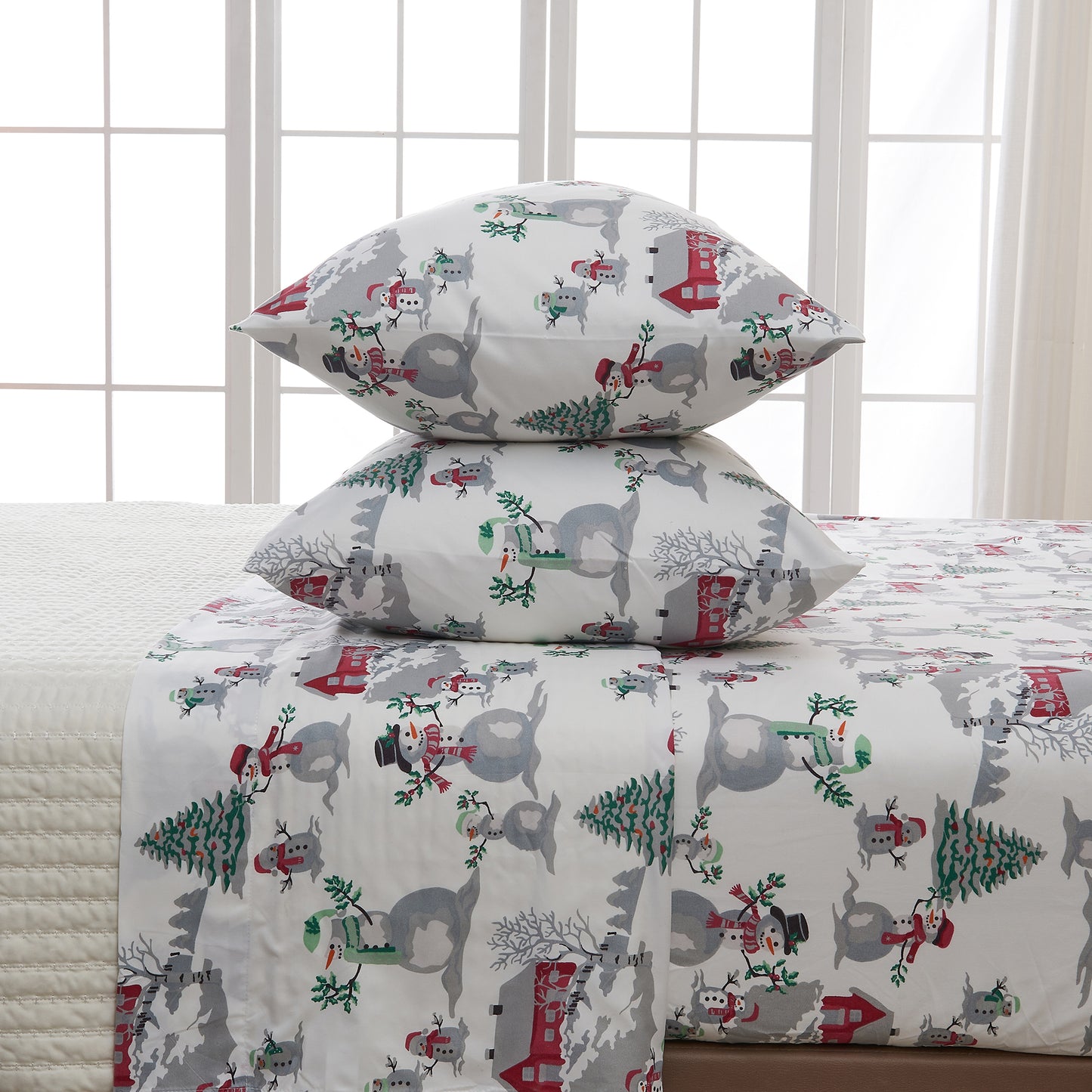 4-Piece Lodge Microfiber Sheet - Mountain Ridge Collection