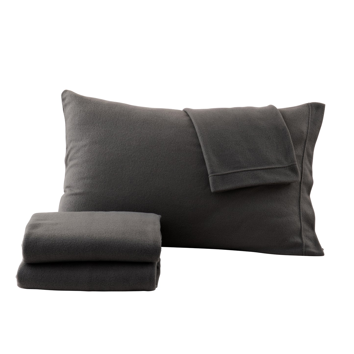 4-Piece Solid Fleece Sheet - Christina Collection