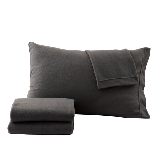 4-Piece Solid Fleece Sheet - Christina Collection
