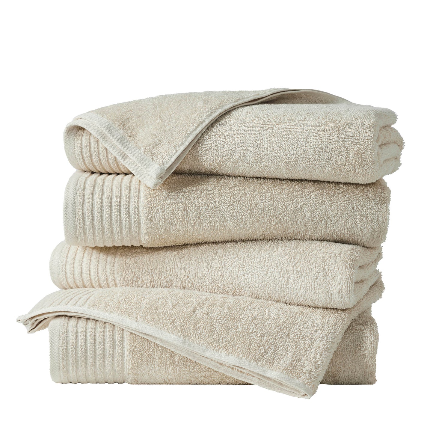 4 Pack Cotton Bath Towels - Kasper Collection