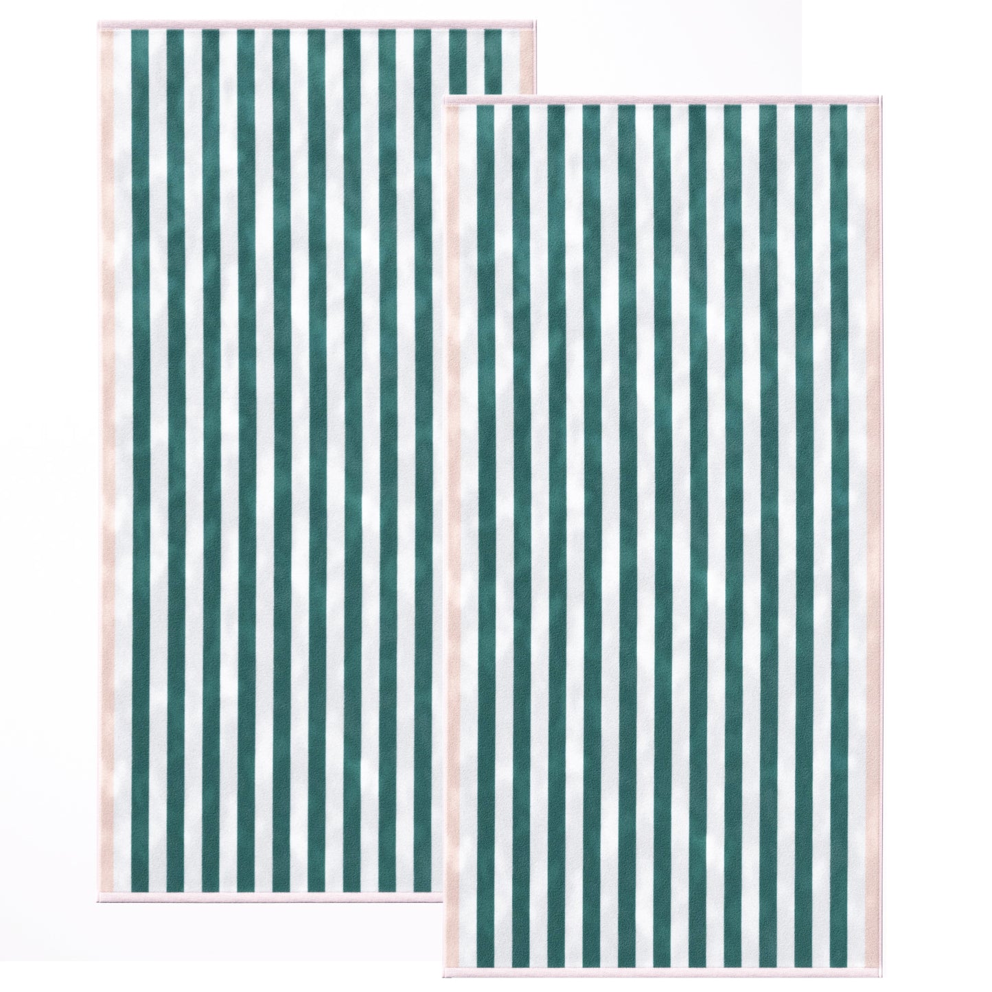 Oversized Striped Border Cabana Beach Towel - Santa Cruz