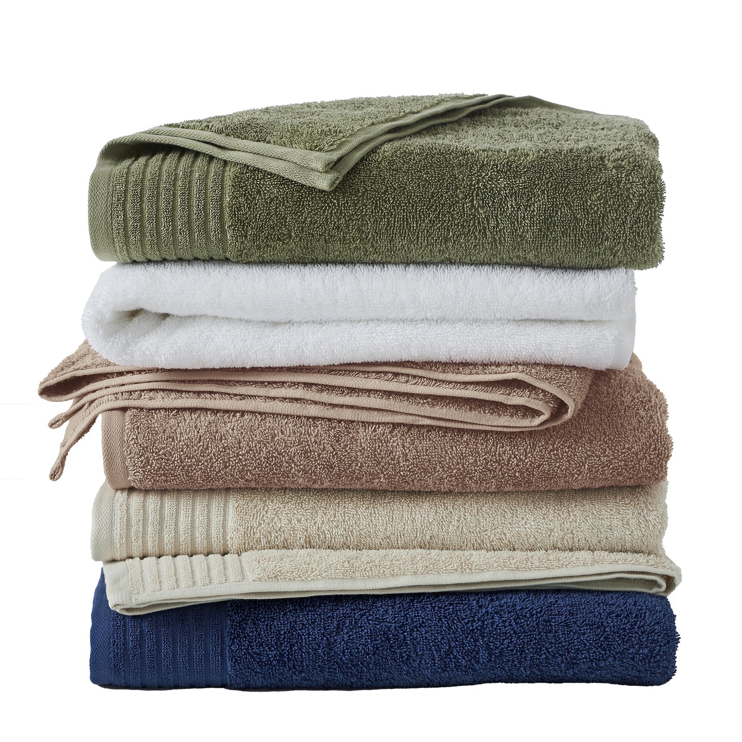6 Pack Cotton Hand Towels - Kasper Collection