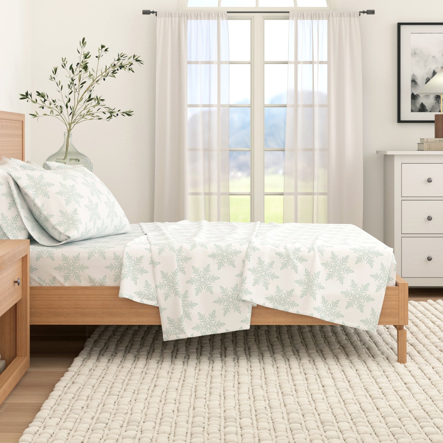 Turkish Cotton Flannel Sheet - Belle Collection