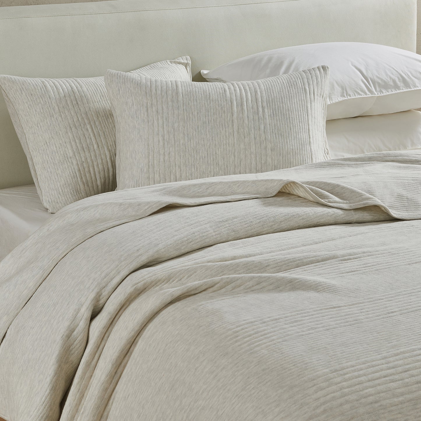 3 Piece Jersey Knit Quilt Set - Natalie Collection