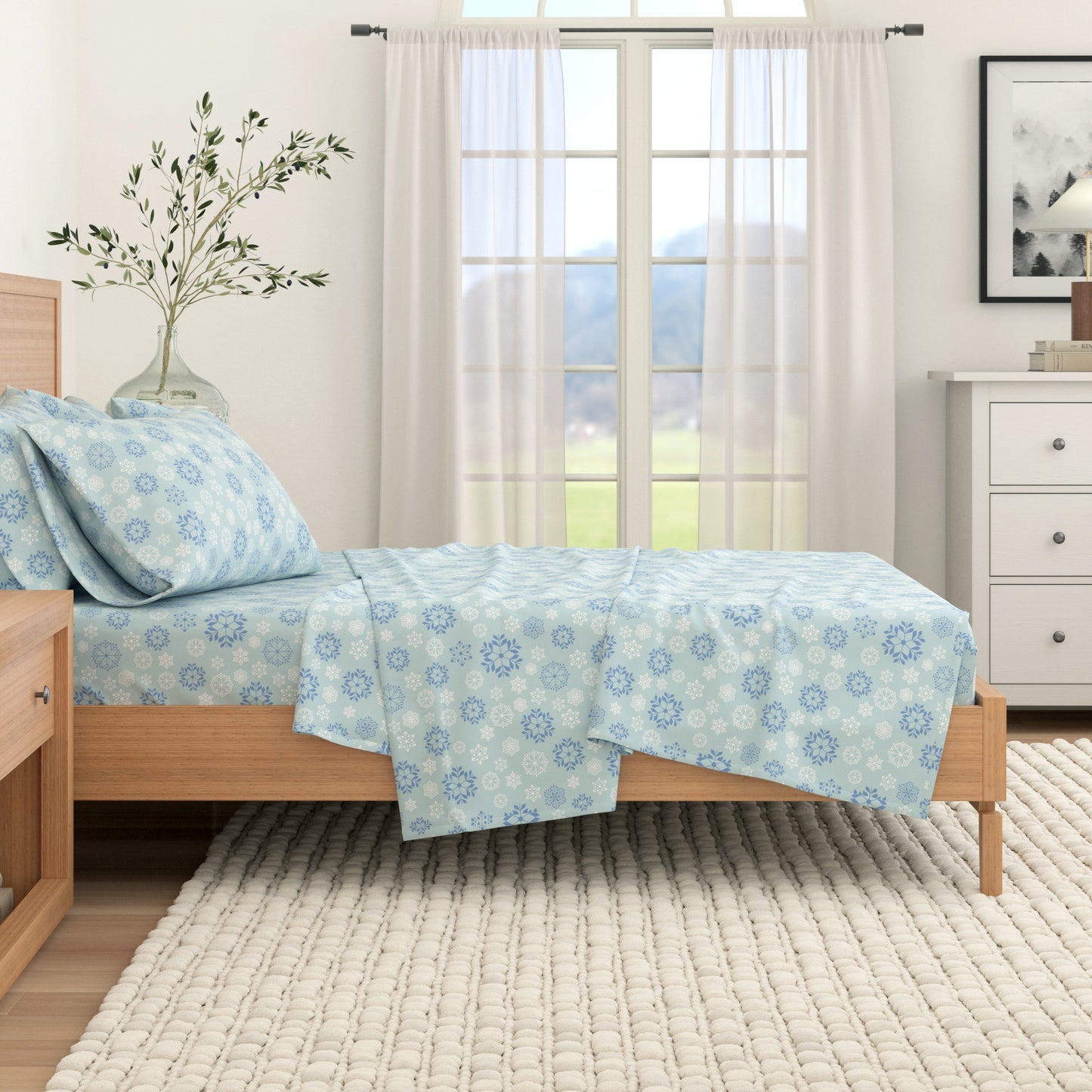 4-Piece Turkish Cotton Flannel Sheet - Stratton Collection