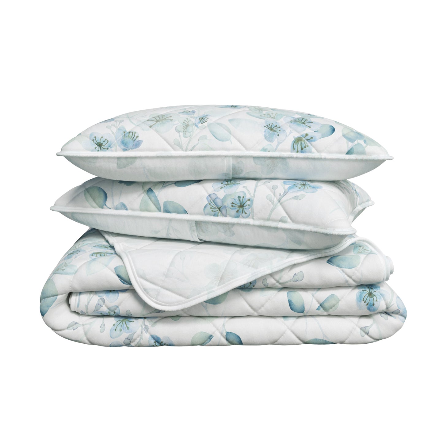 Miranda Collection Floral Quilt Set