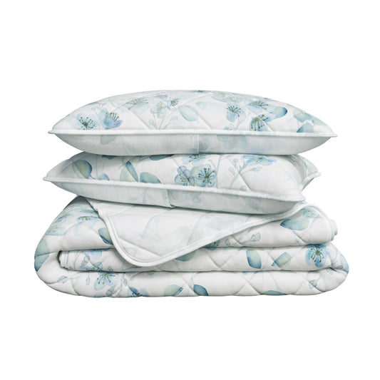 Miranda Collection Floral Quilt Set