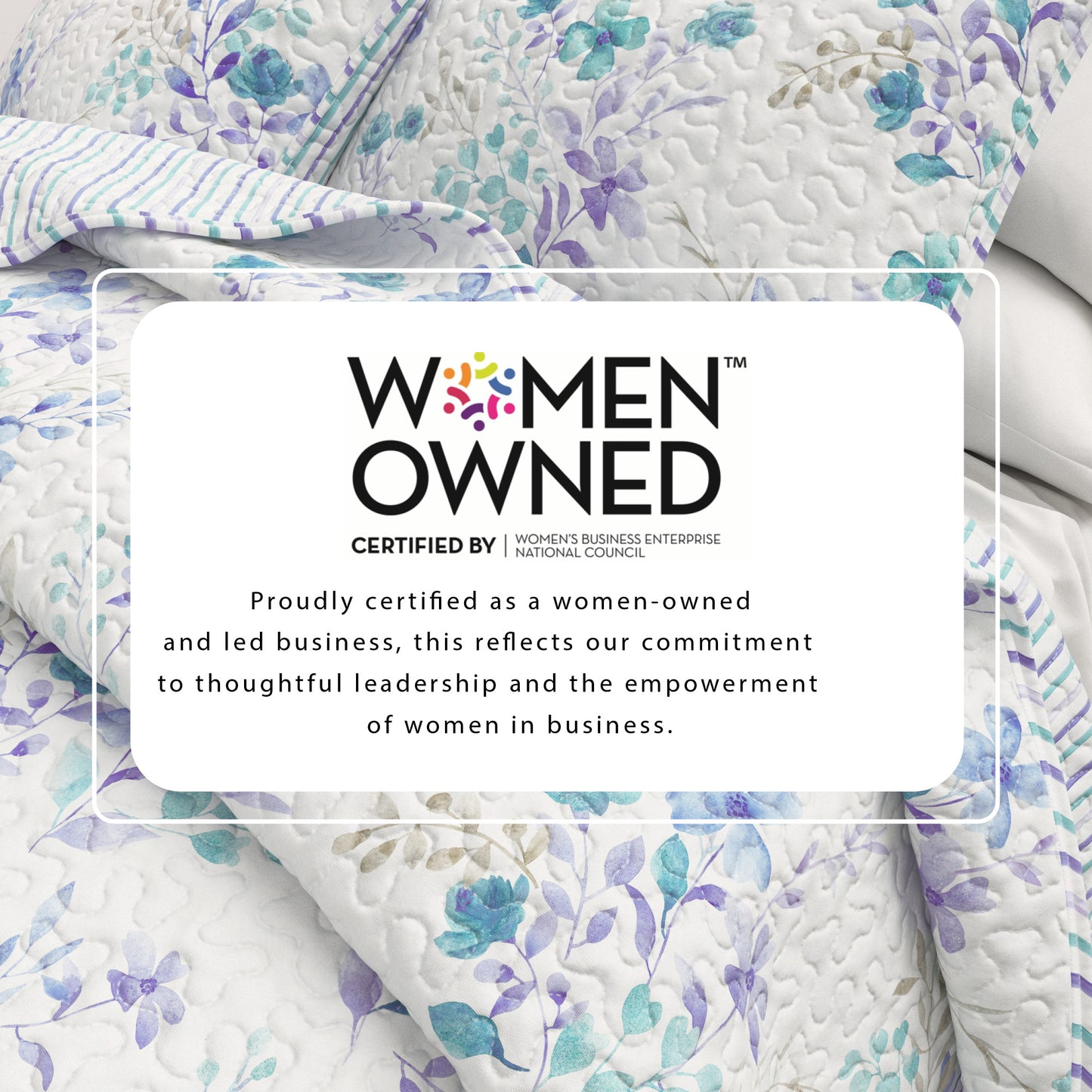 April Morning Floral Quilt Set