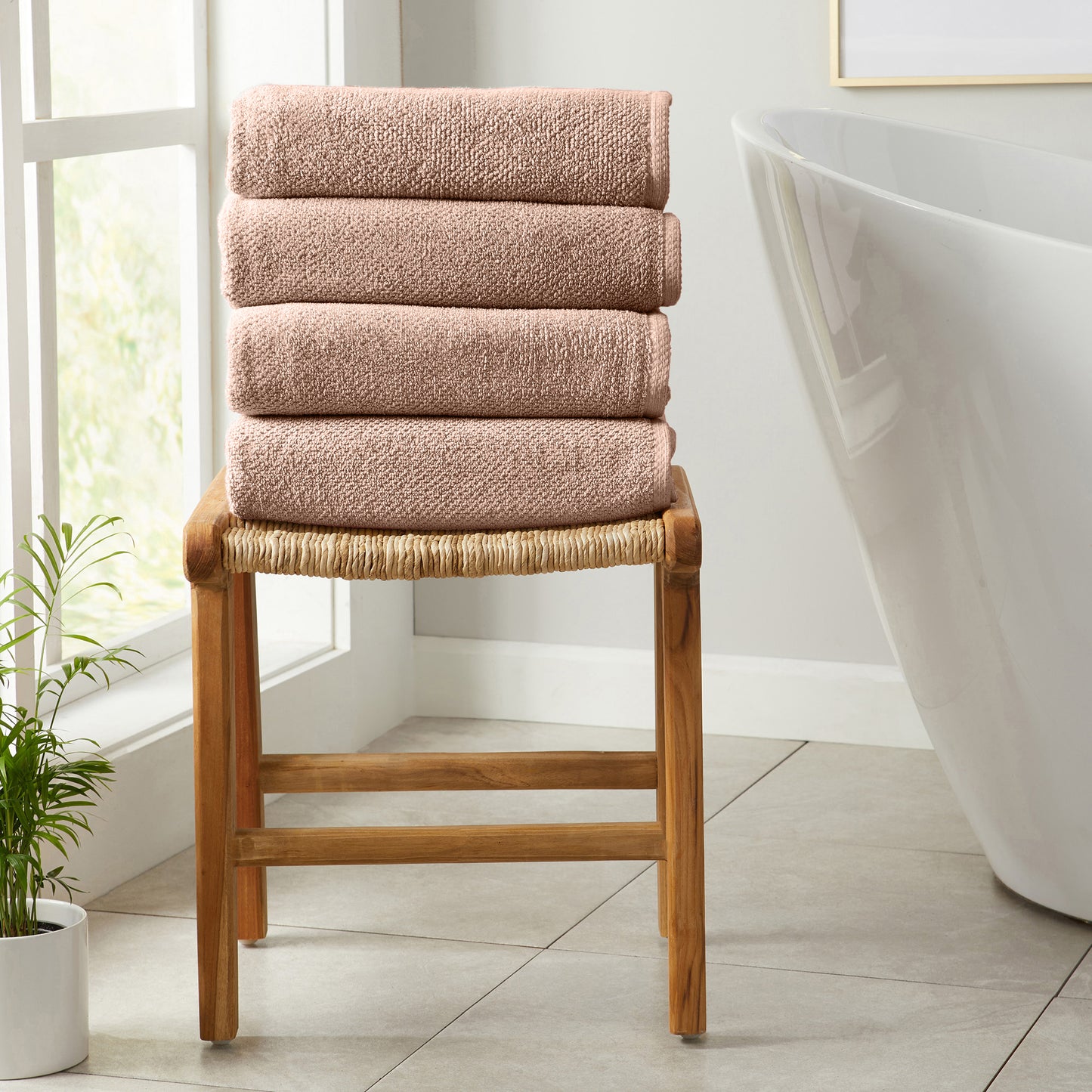 6 Pack Cotton Hand Towels - Kasper Collection
