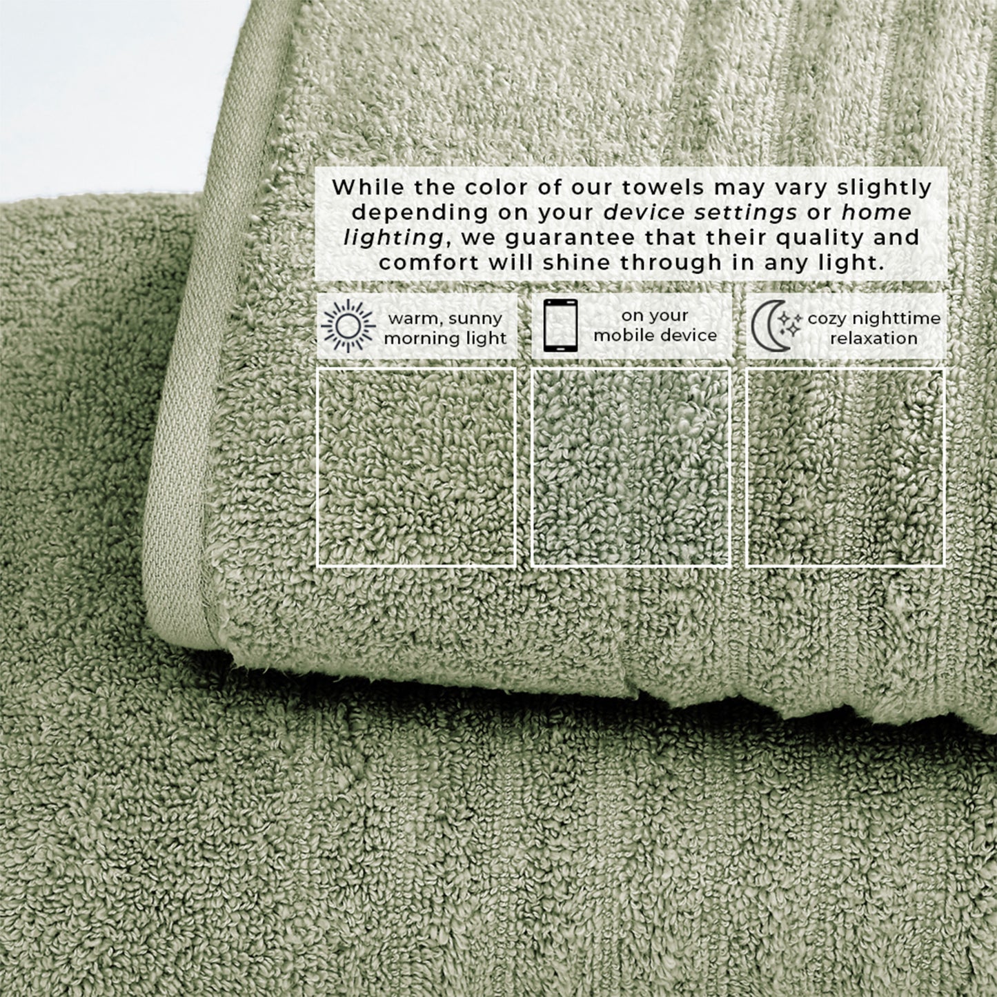 Luxury Combed Cotton Bath Towel Set - Karina Collection