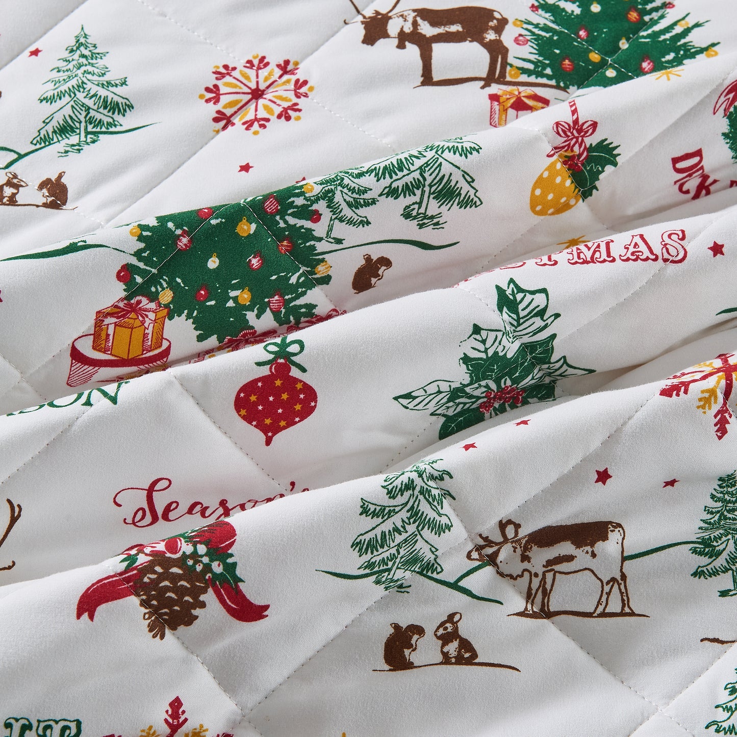 Colorful Holiday Quilt Set - Midnight Magic Collection
