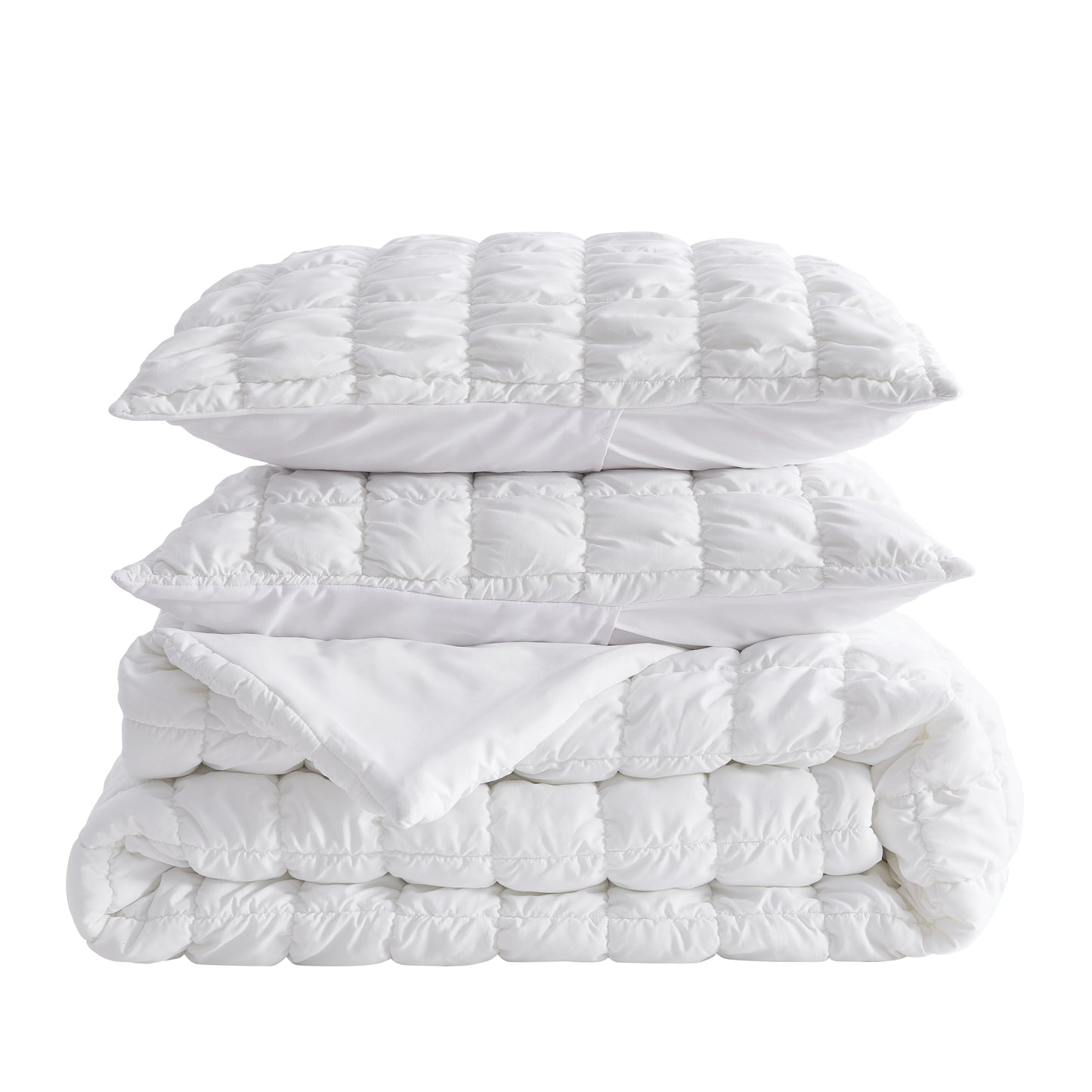 Puff Marshmallow Texture Quilt Set - Marshmallow Collection