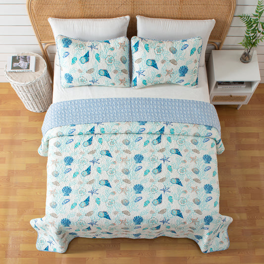 Coastal Quilt Set Bali Collection