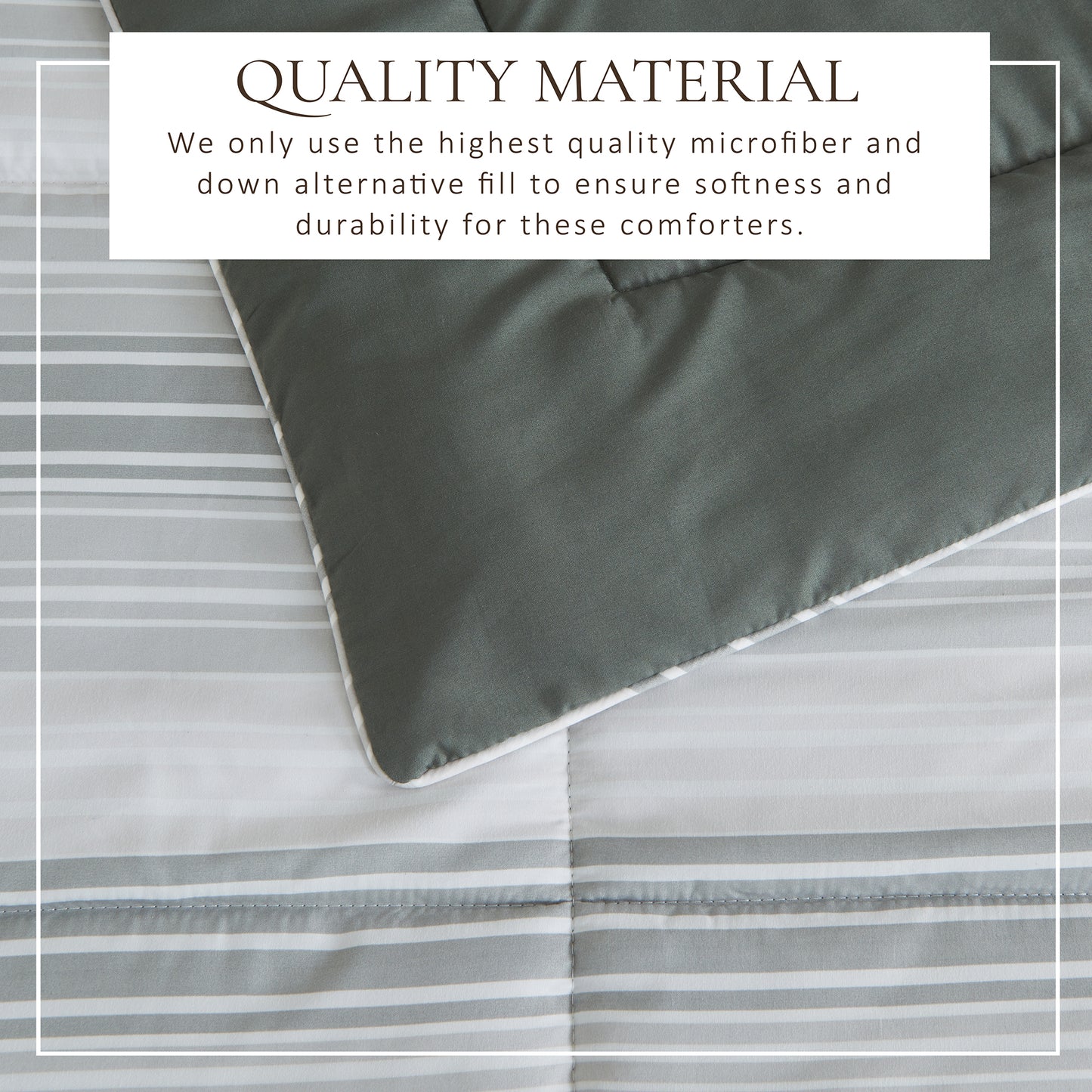 Reversible Christmas Comforter and Sham Set - Holiday / Lodge Odette Collection