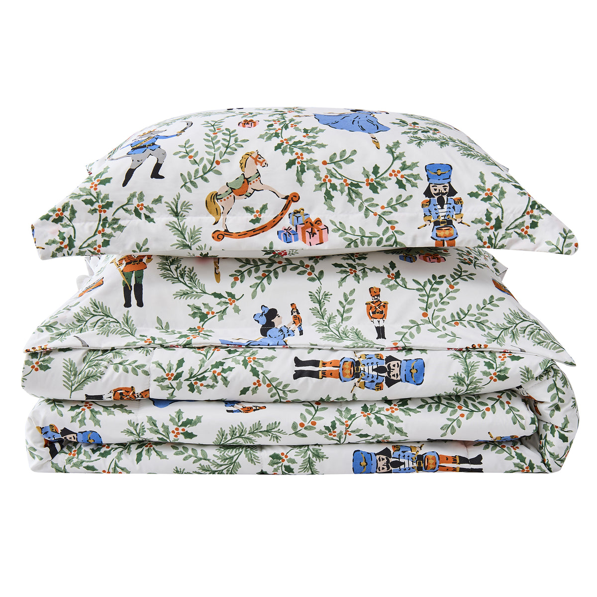 Reversible Christmas Comforter and Sham Set - Holiday / Lodge Odette Collection