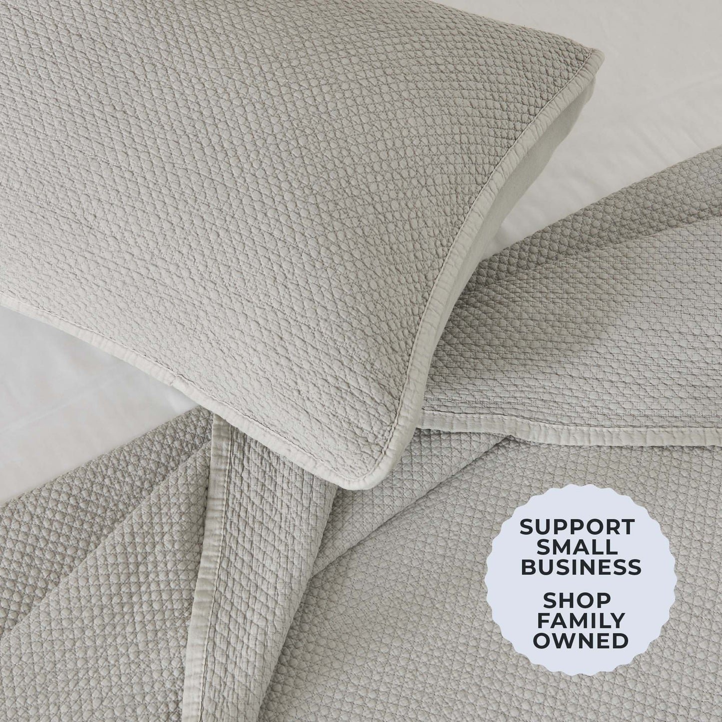 Stonewashed Relaxed Quilt Set - Vittoria Collection