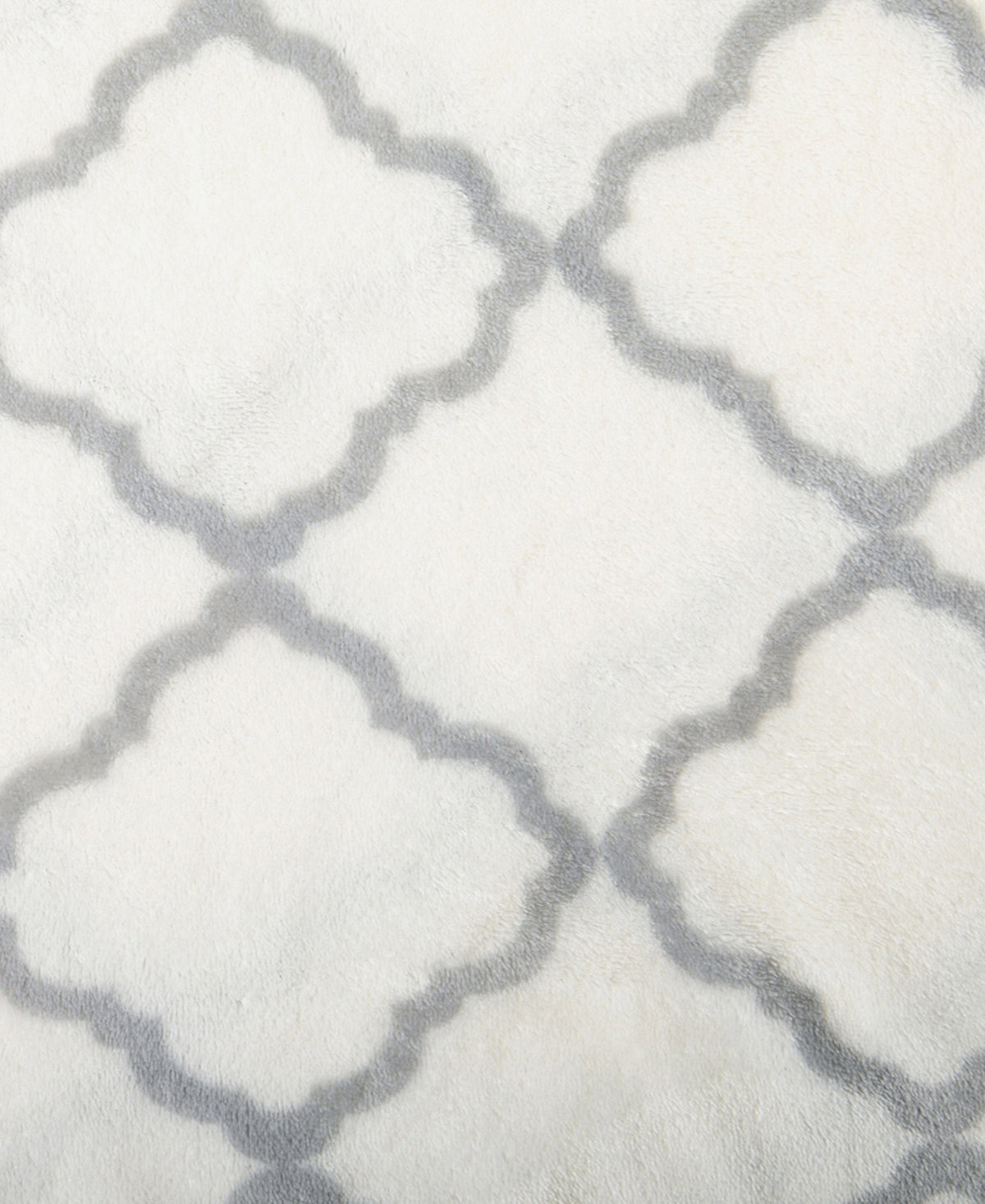 4-Piece Printed Plush Sheet - Velvet Luxe-Lattice Collection