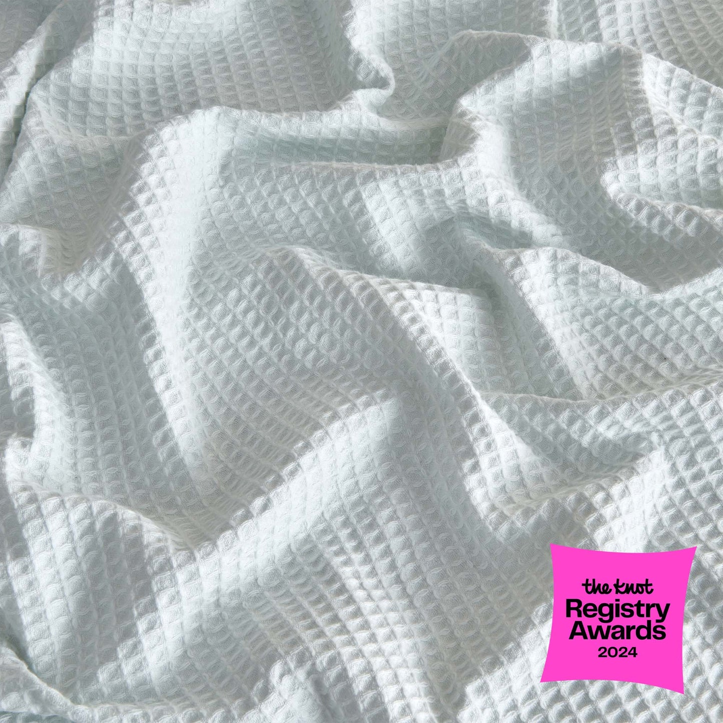 100% Cotton Waffle Weave Blanket - Mikala Collection