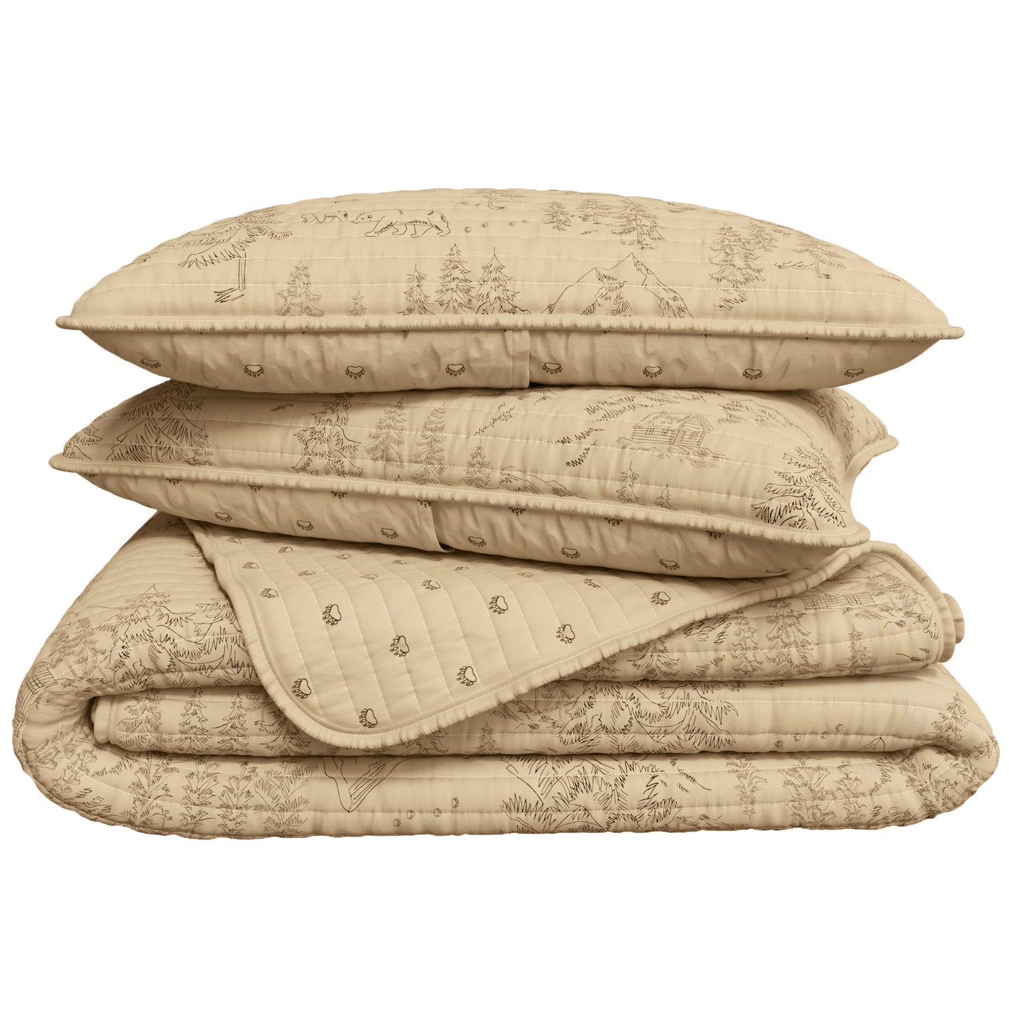Lodge Printed Quilt - Moonlight Ridge
