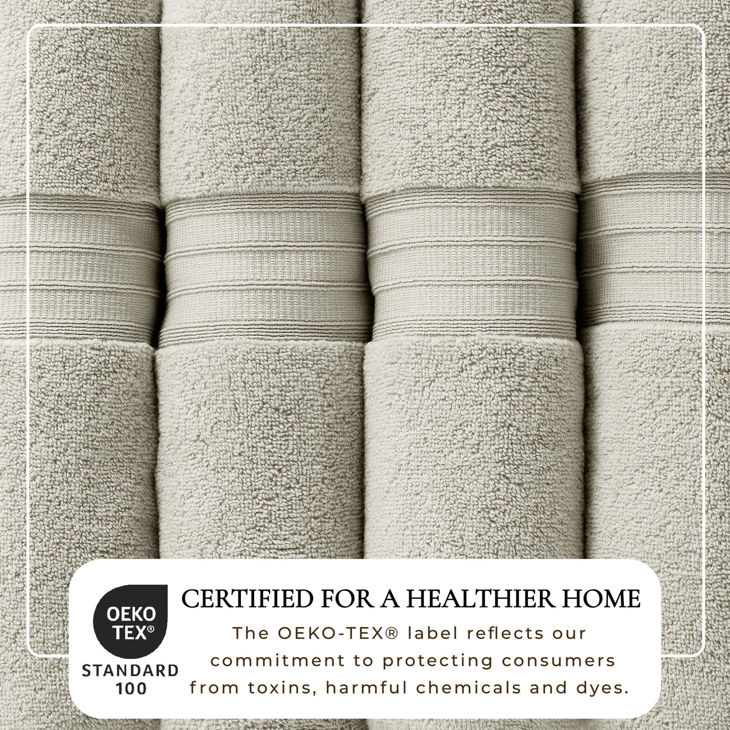 100% Cotton Premium Bath Towel Set - Chiara Collection