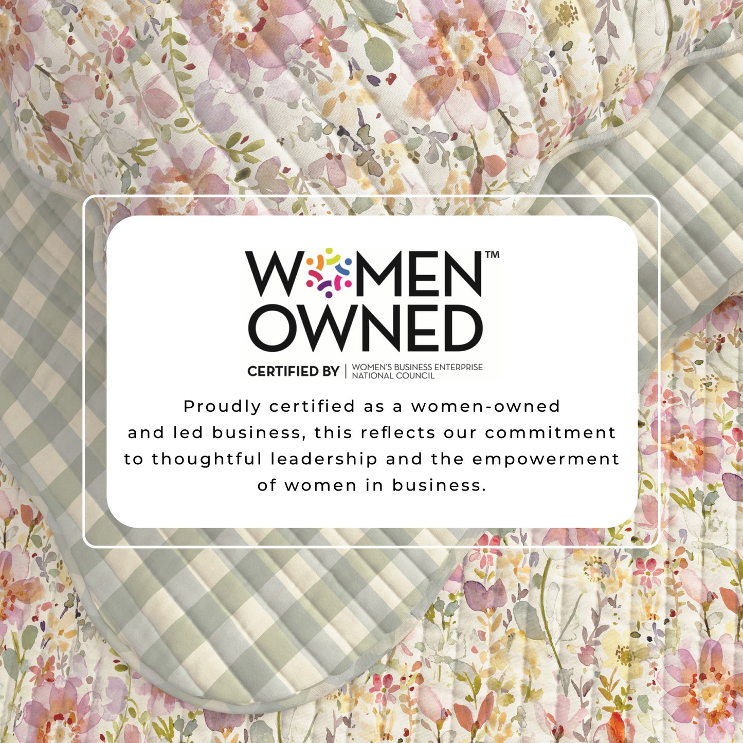 Floral Scalloped Quilt Set - Garden Blooms Collection