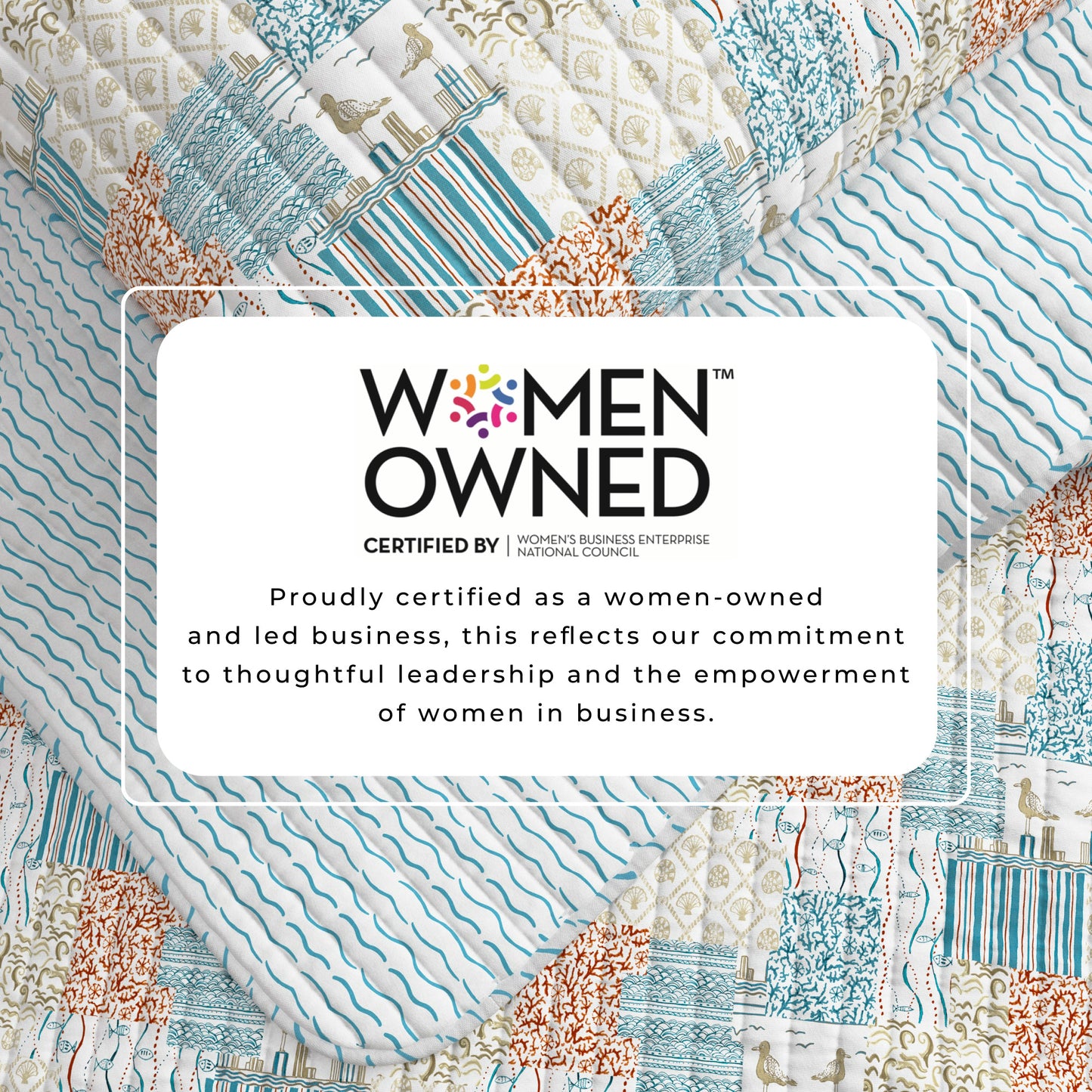Coastal Patchwork Quilt Set