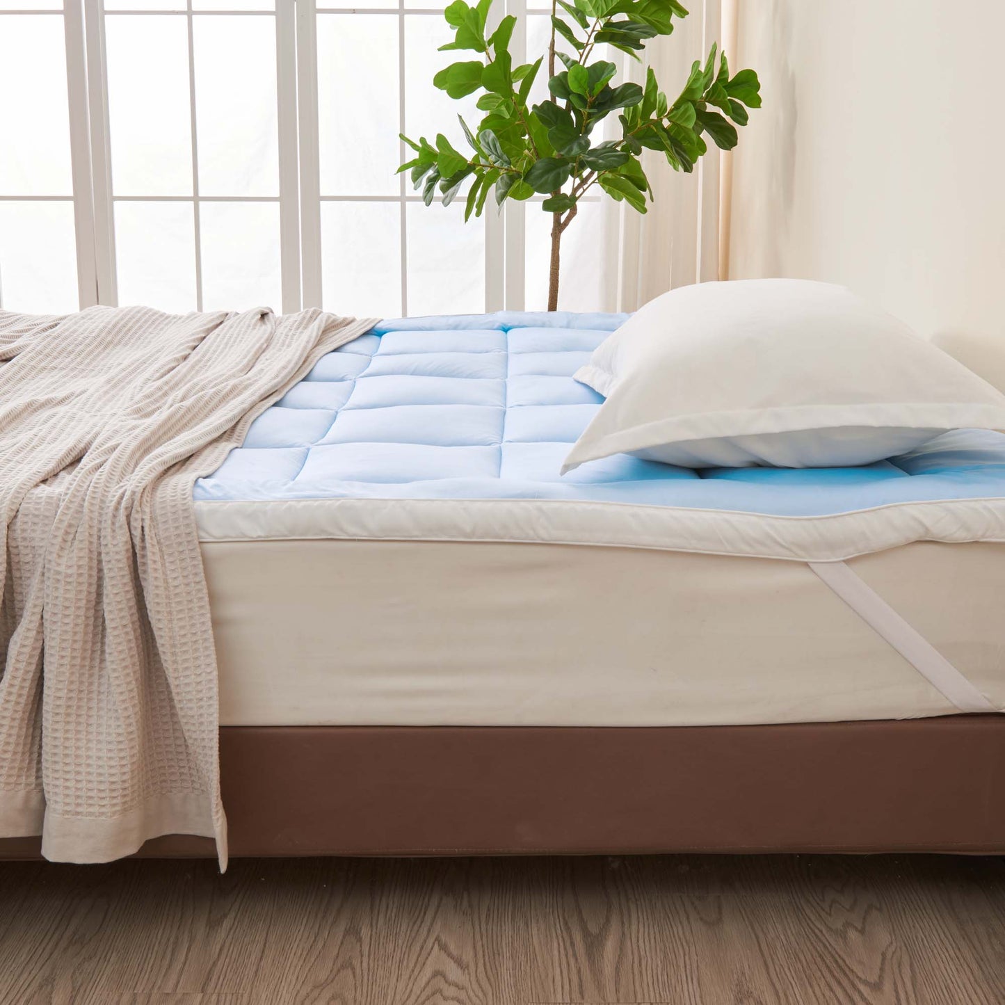 2 Inch Thick Cooling Mattress Pad - Finley Collection
