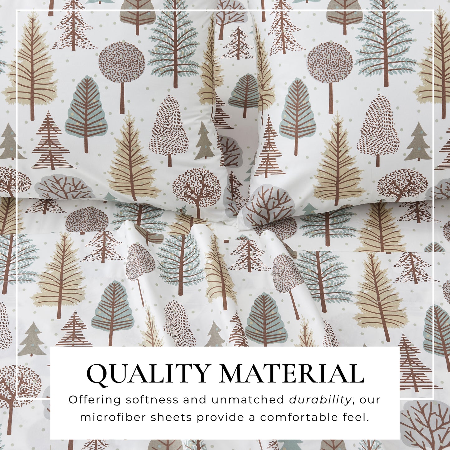 4-Piece Lodge Microfiber Sheet - Mountain Ridge Collection