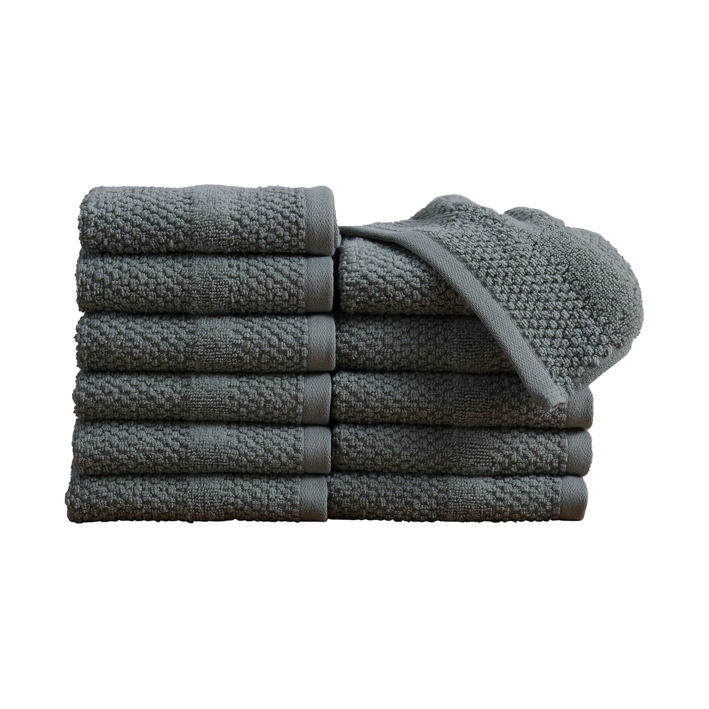 100% Cotton Woven Texture Bath Towel Set - Marbella Collection