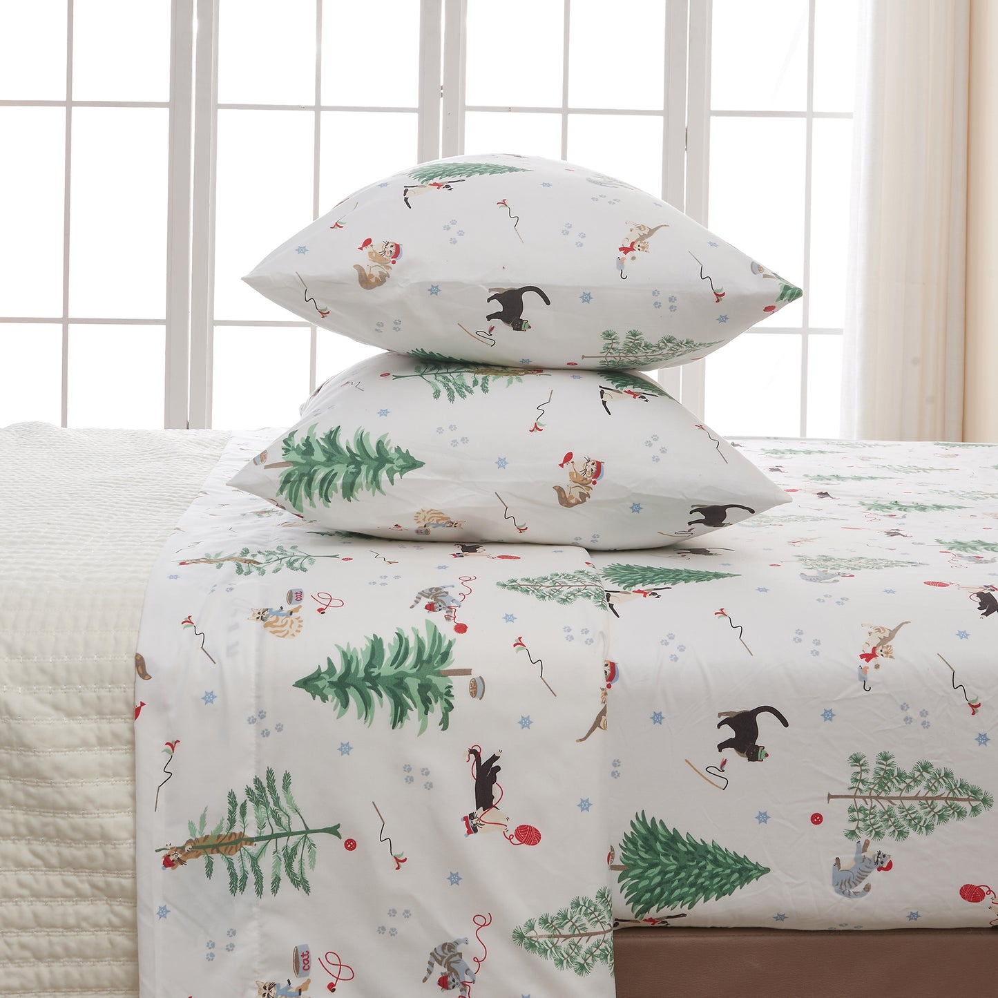 4-Piece Lodge Microfiber Sheet - Mountain Ridge Collection