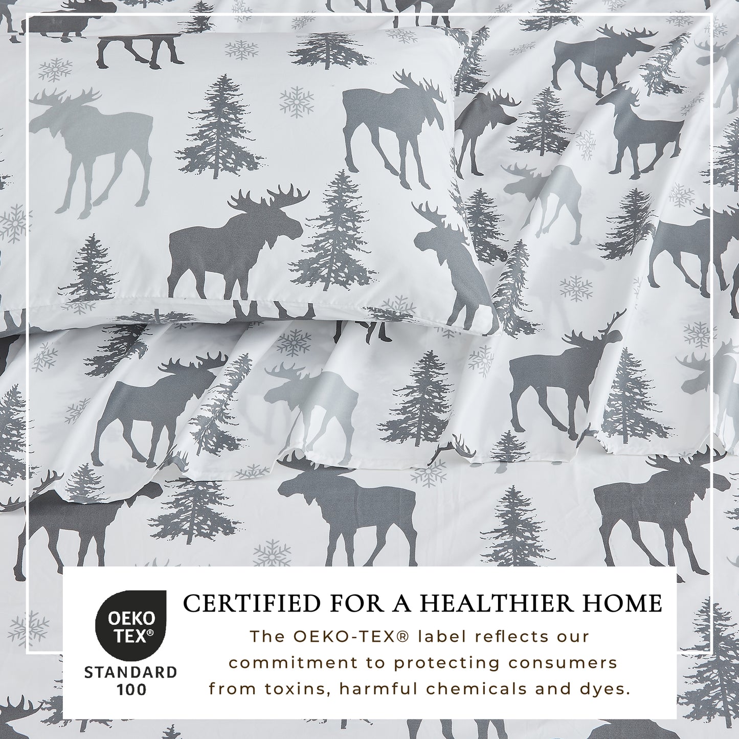 4-Piece Lodge Microfiber Sheet - Mountain Ridge Collection