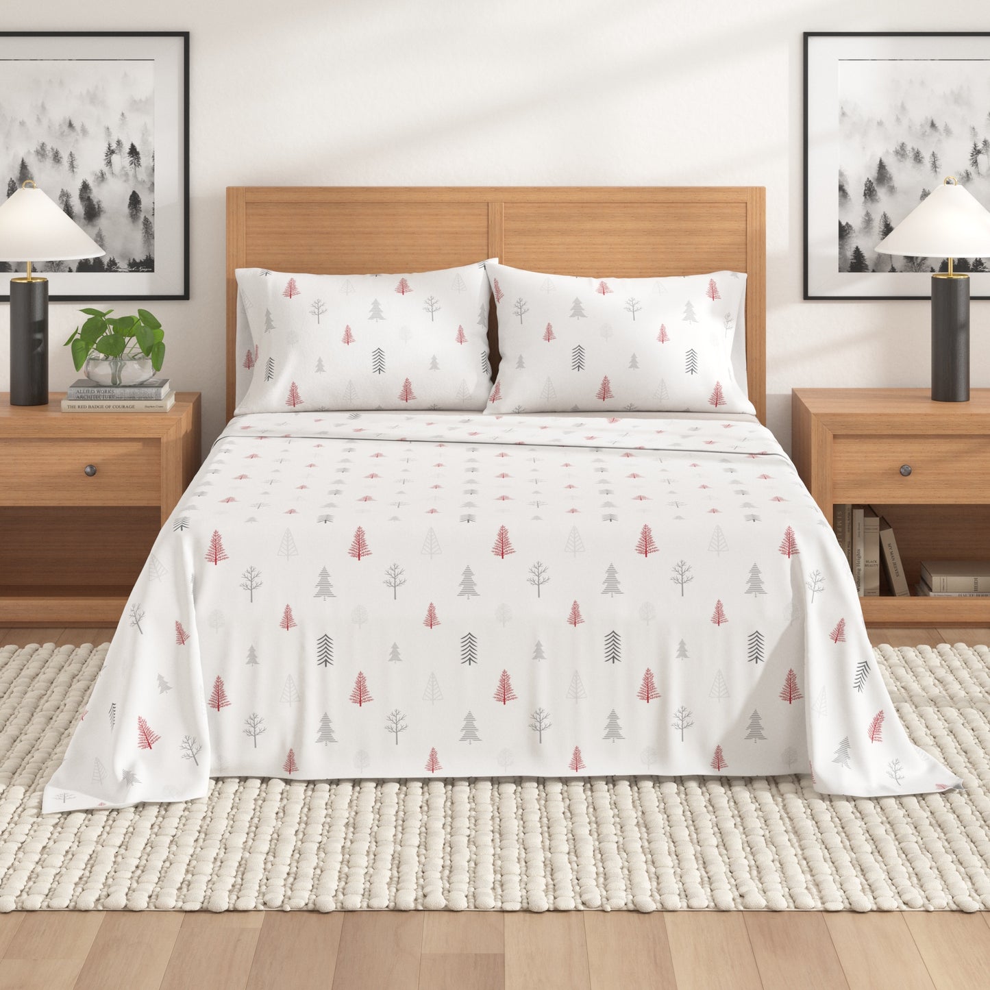 100% Turkish Cotton Flannel Sheet Sets - Boulder Collection