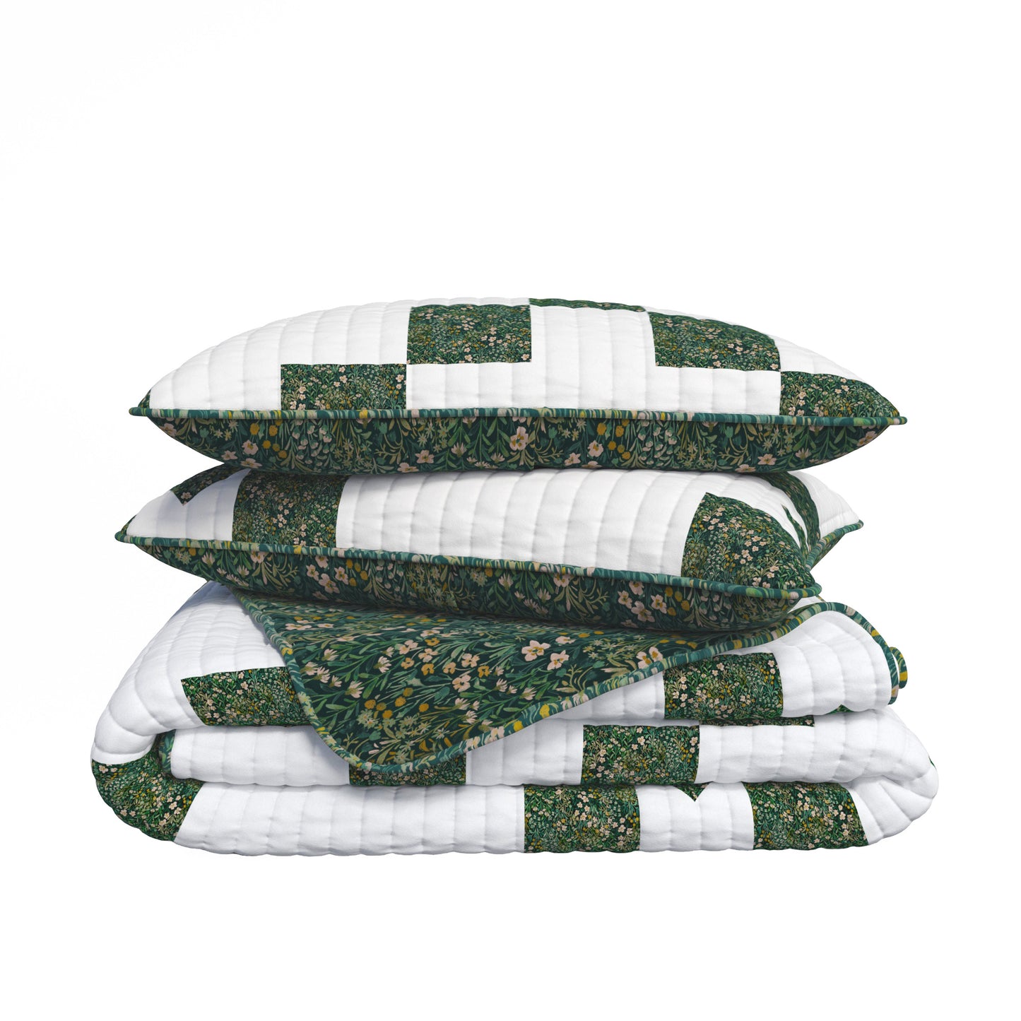 Patchwork Star Quilt Set - Garden Star Collection