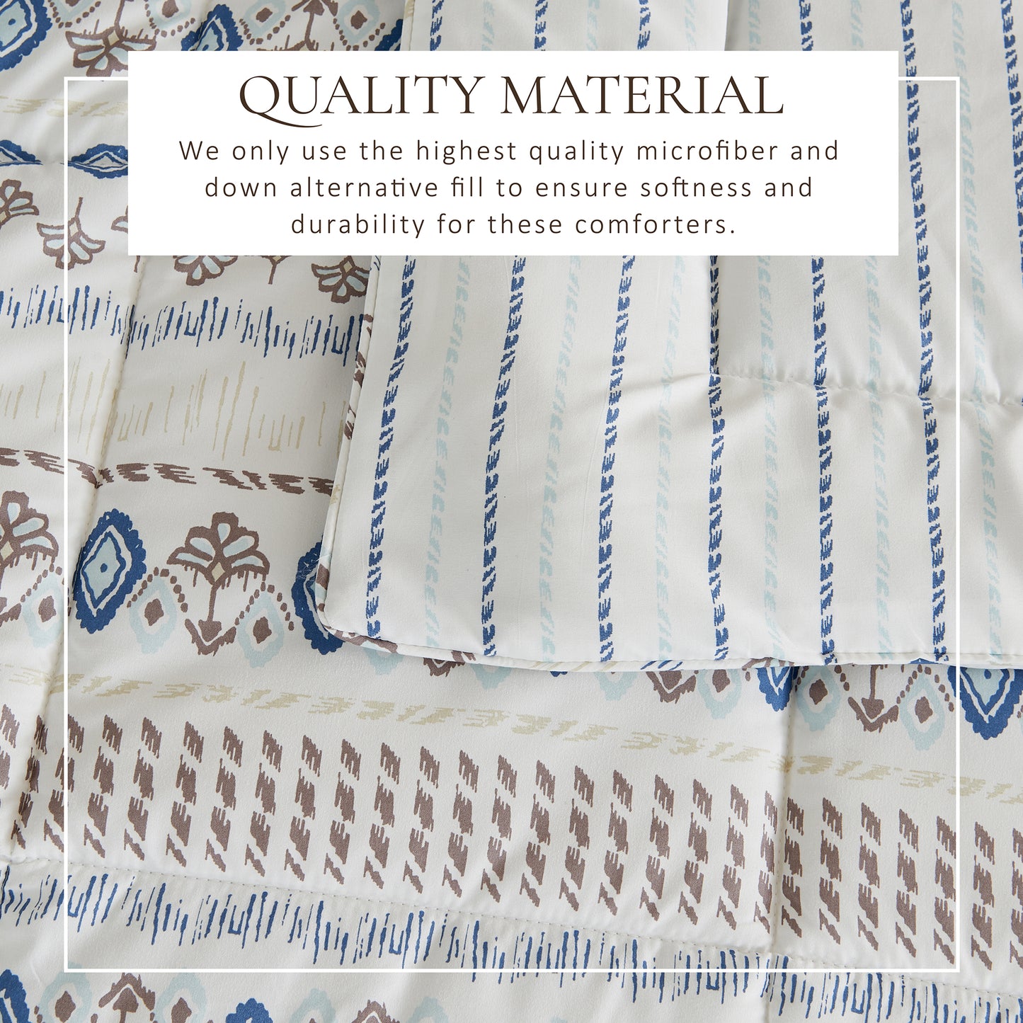 Reversible Christmas Comforter and Sham Set - Holiday / Lodge Odette Collection
