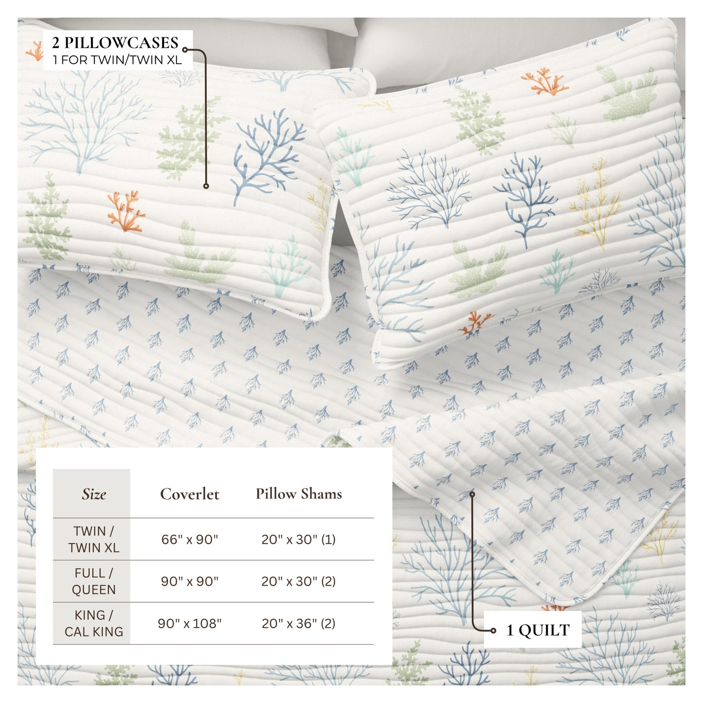 Coastal Quilt - Maldives Collection