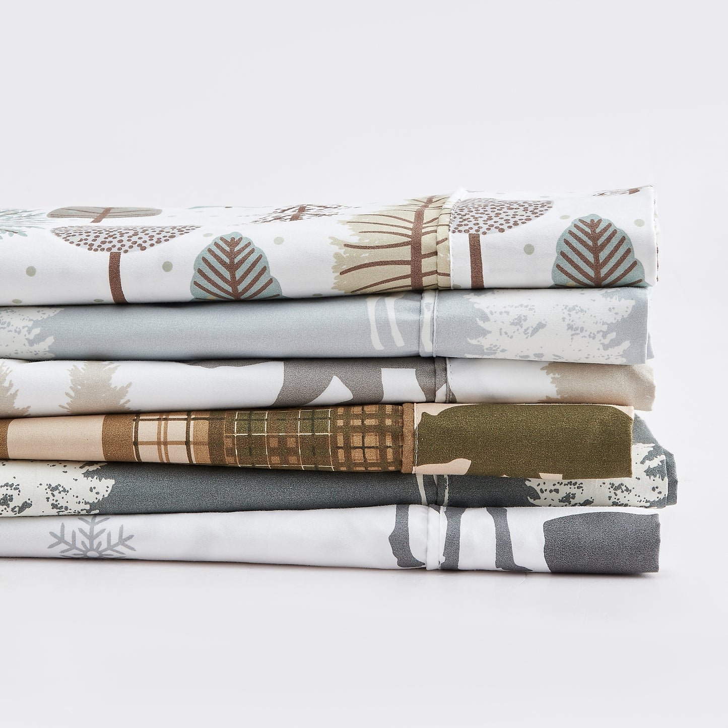 4-Piece Lodge Microfiber Sheet - Mountain Ridge Collection