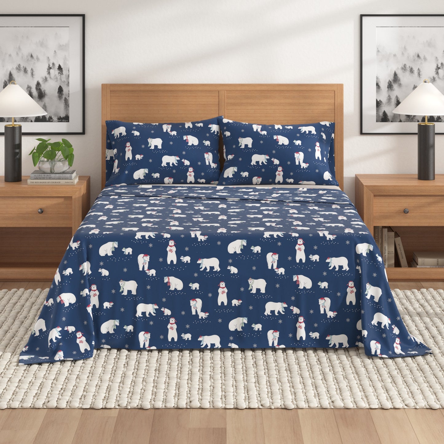 4-Piece Turkish Cotton Flannel Sheet - Whittaker Collection